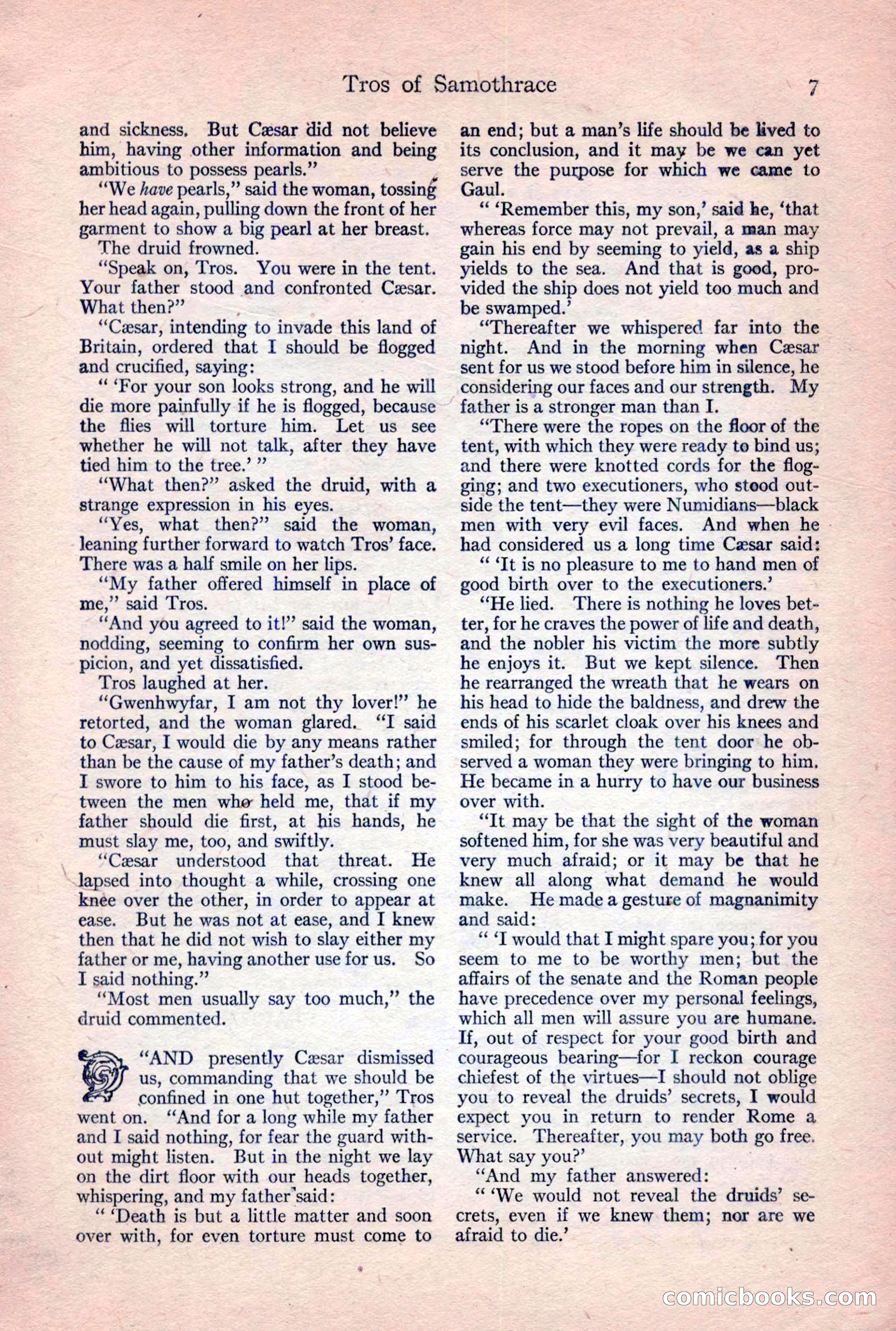 Adventure Magazine, February 10, 1925 — page 9 of 196