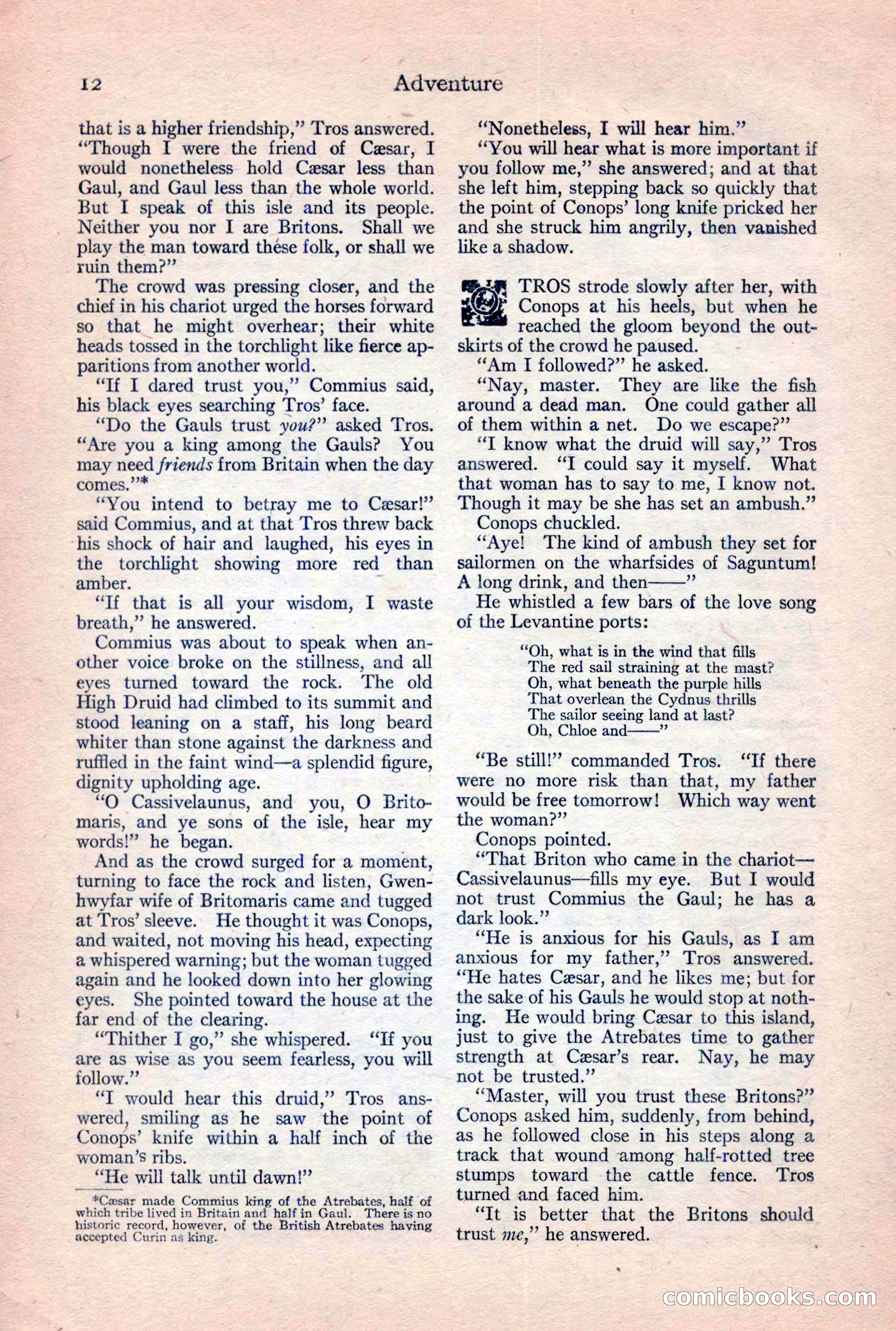 Adventure Magazine, February 10, 1925 — page 14 of 196