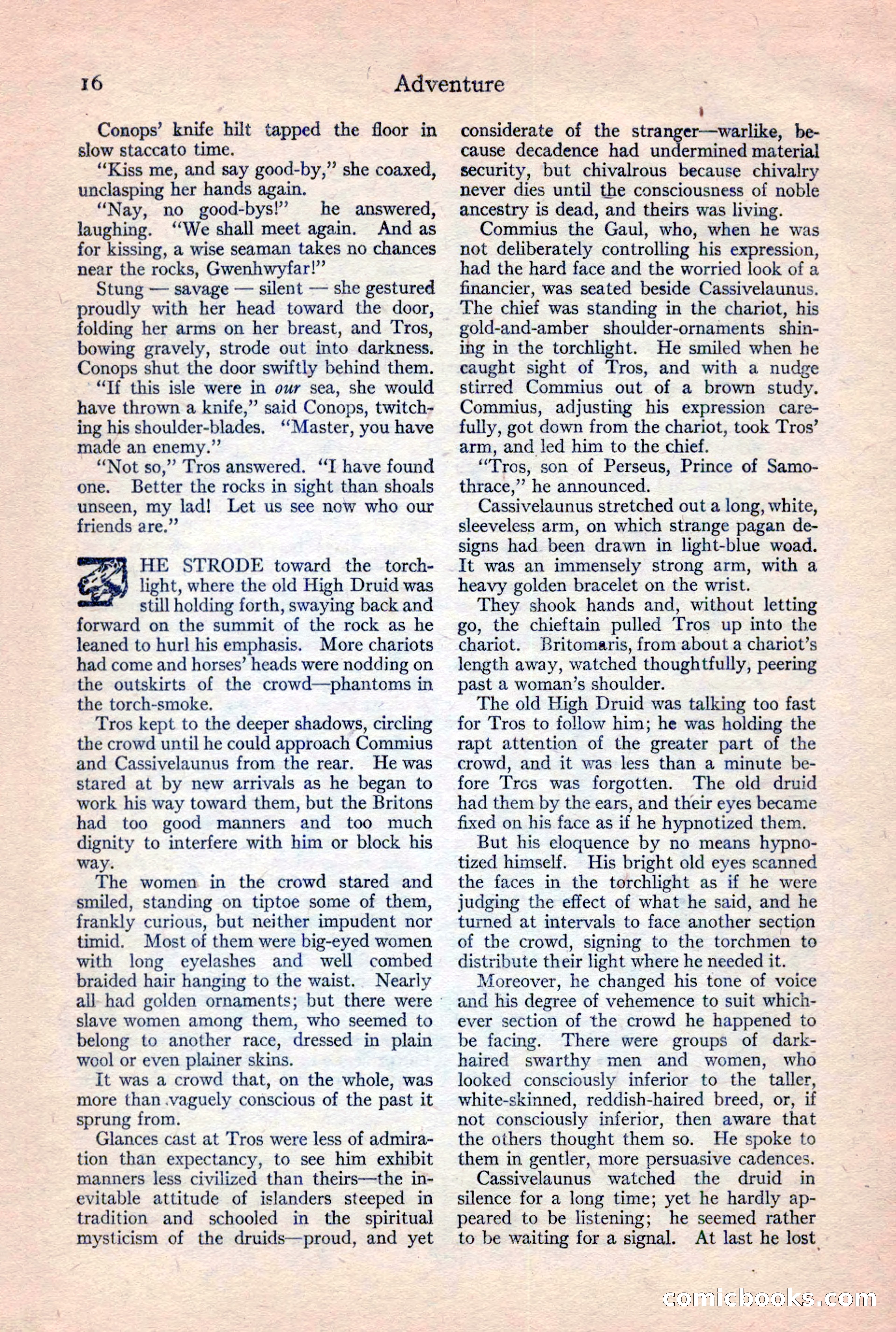 Adventure Magazine, February 10, 1925 — page 18 of 196