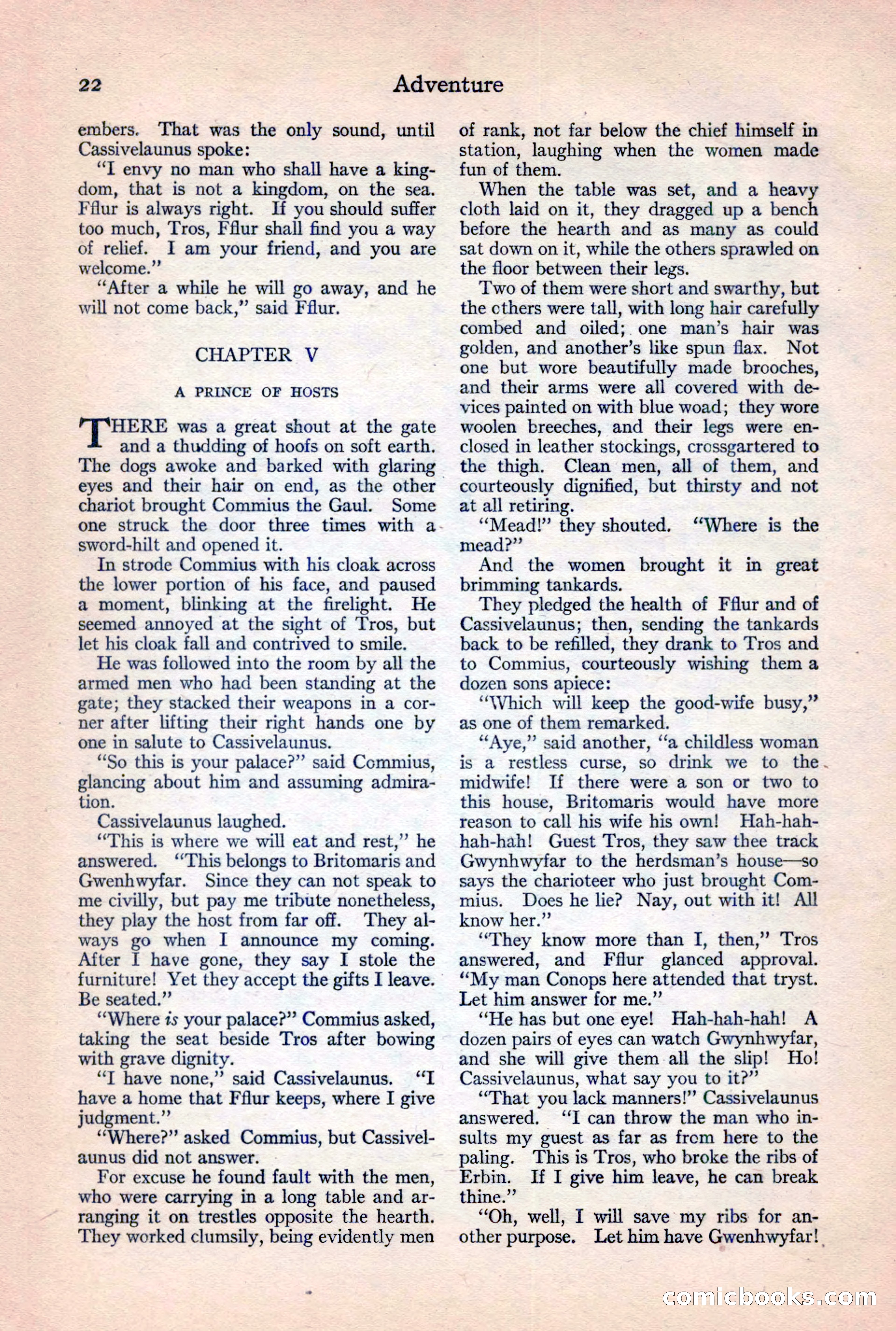 Adventure Magazine, February 10, 1925 — page 24 of 196
