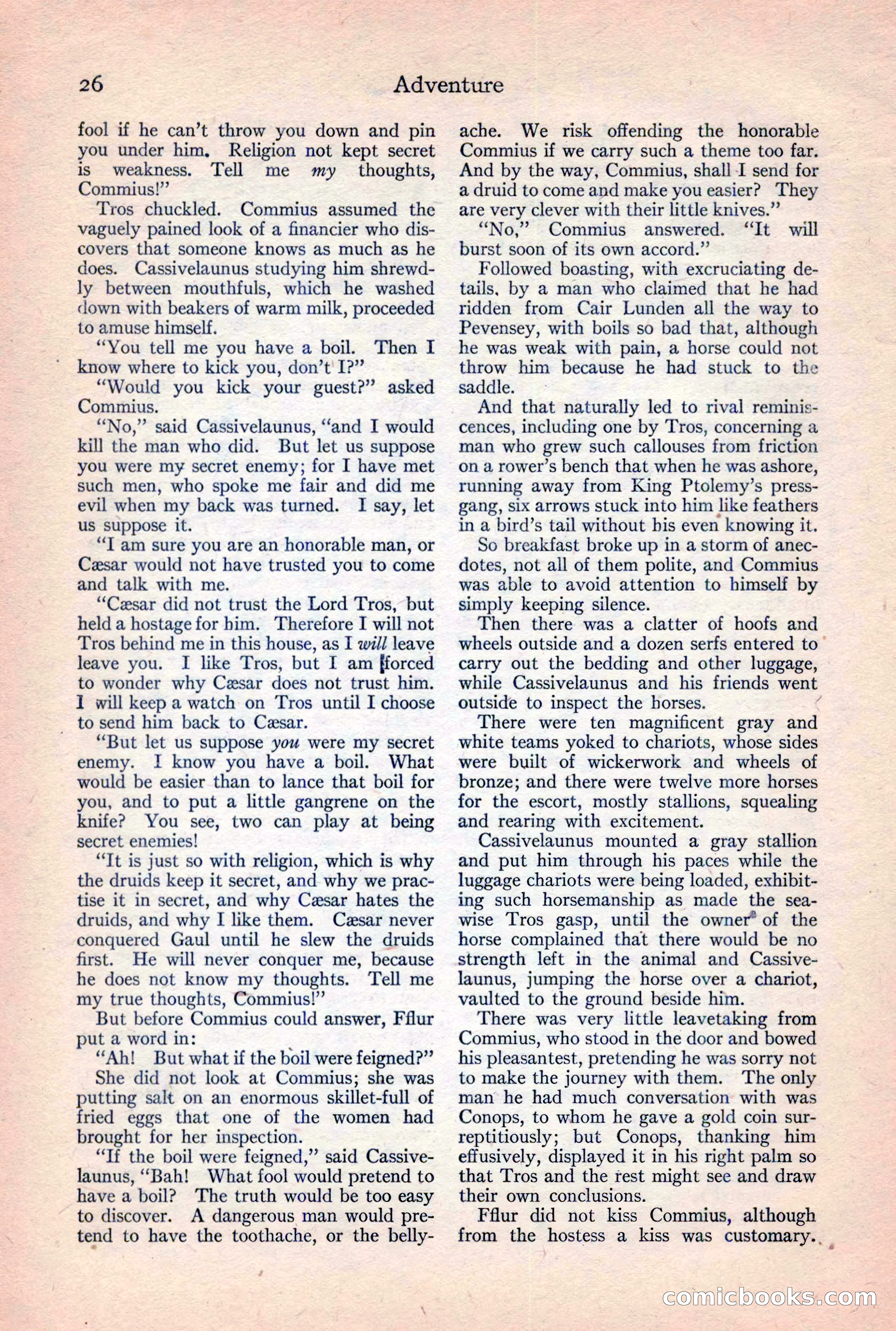 Adventure Magazine, February 10, 1925 — page 28 of 196