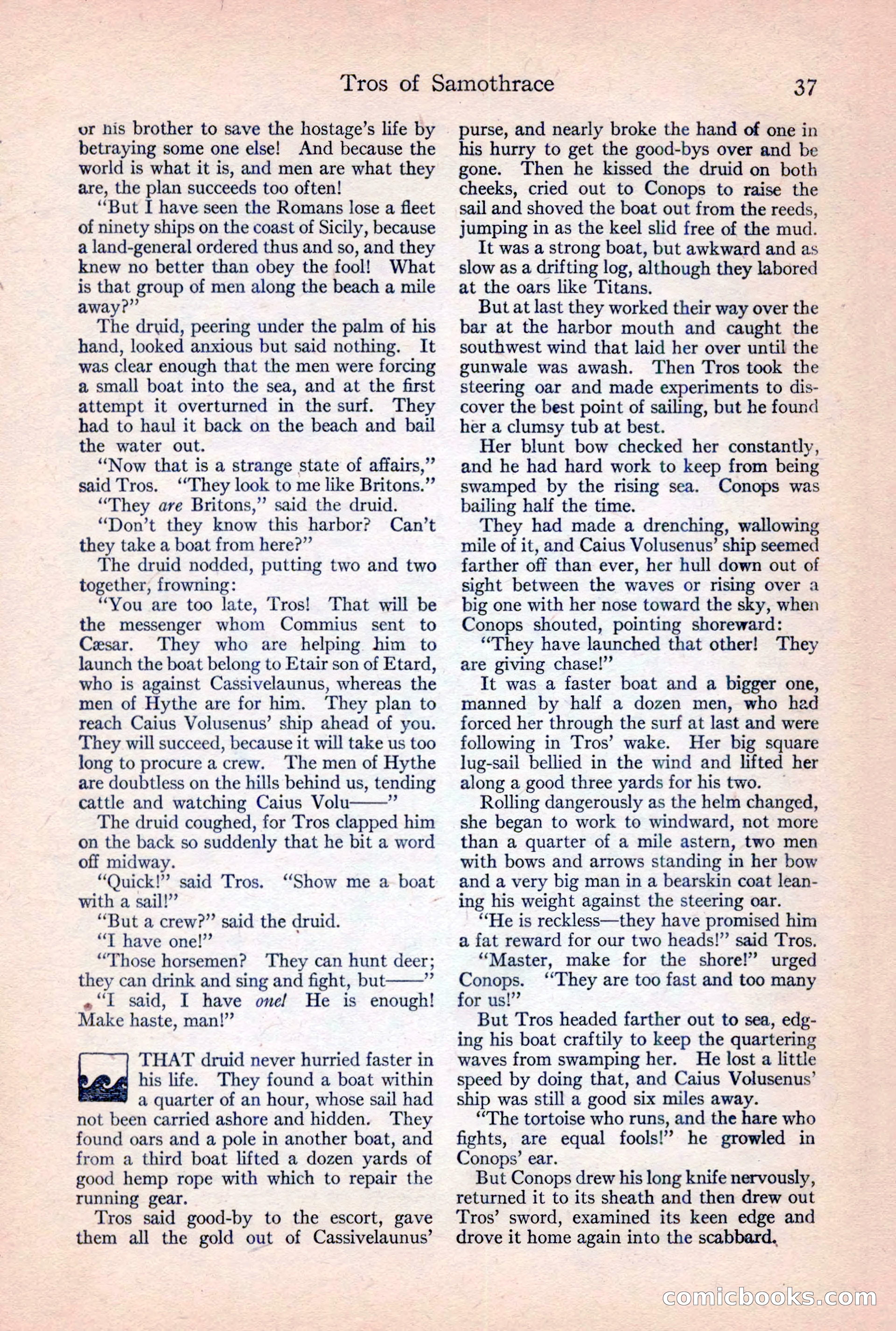 Adventure Magazine, February 10, 1925 — page 39 of 196