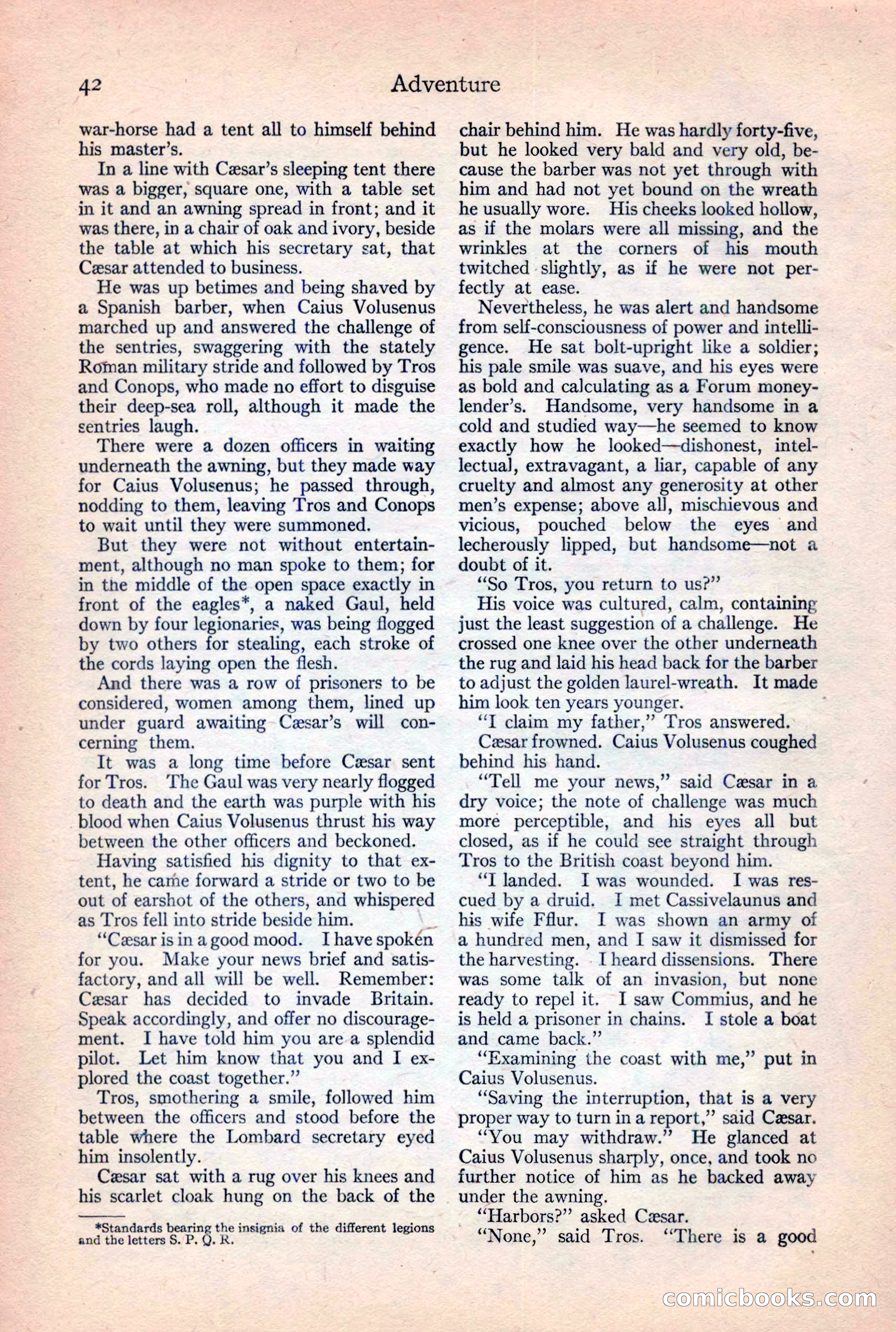 Adventure Magazine, February 10, 1925 — page 44 of 196