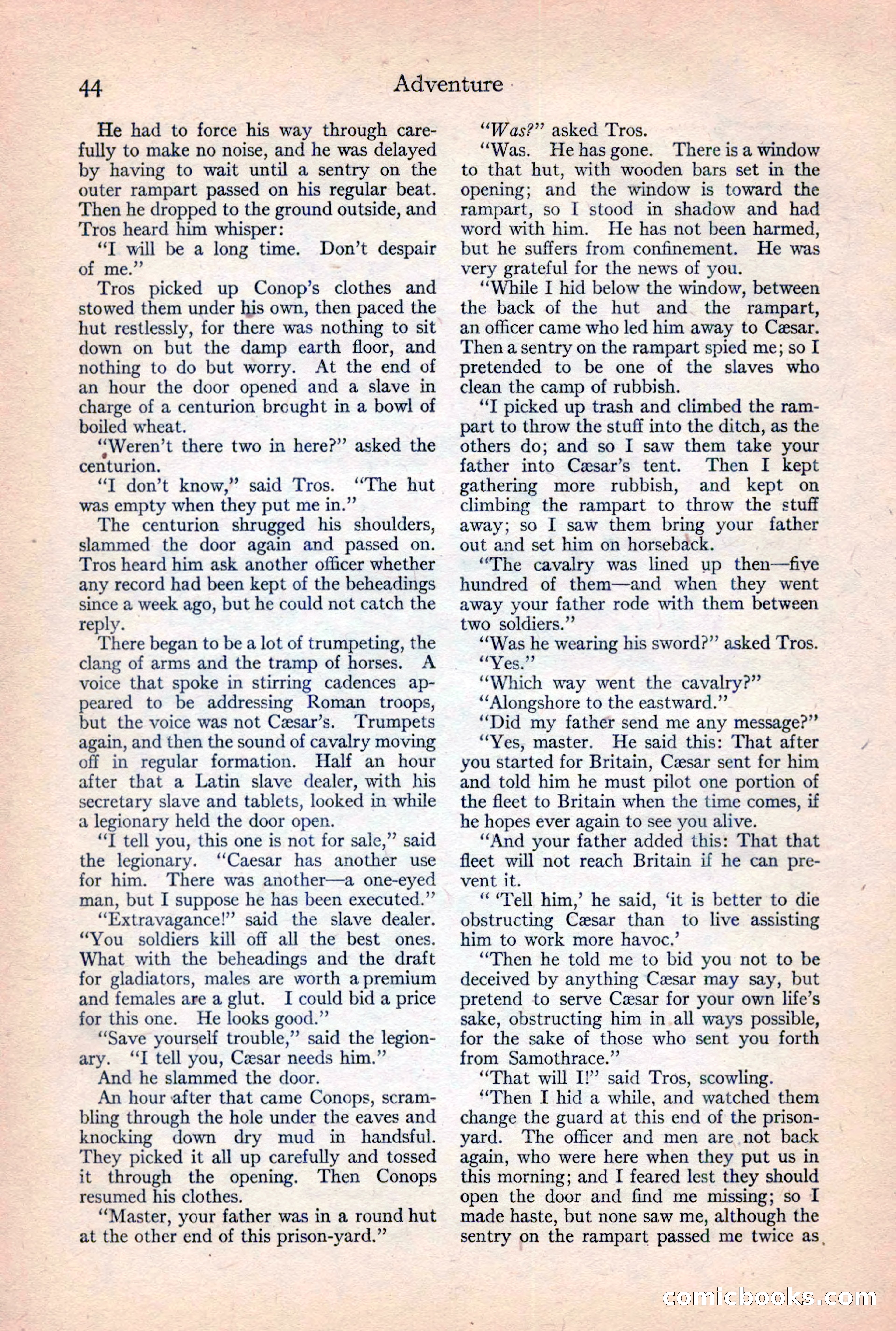 Adventure Magazine, February 10, 1925 — page 46 of 196