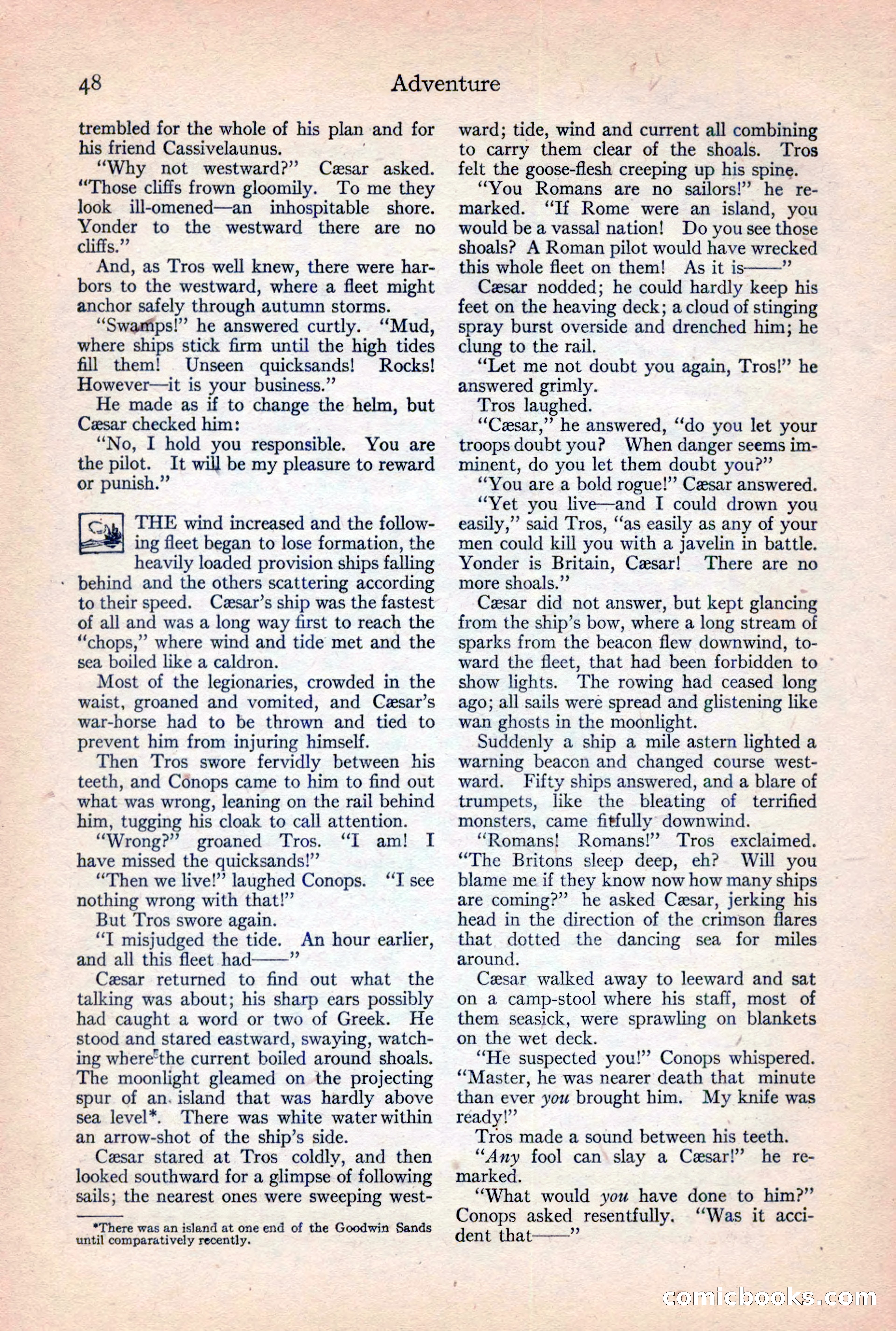 Adventure Magazine, February 10, 1925 — page 50 of 196