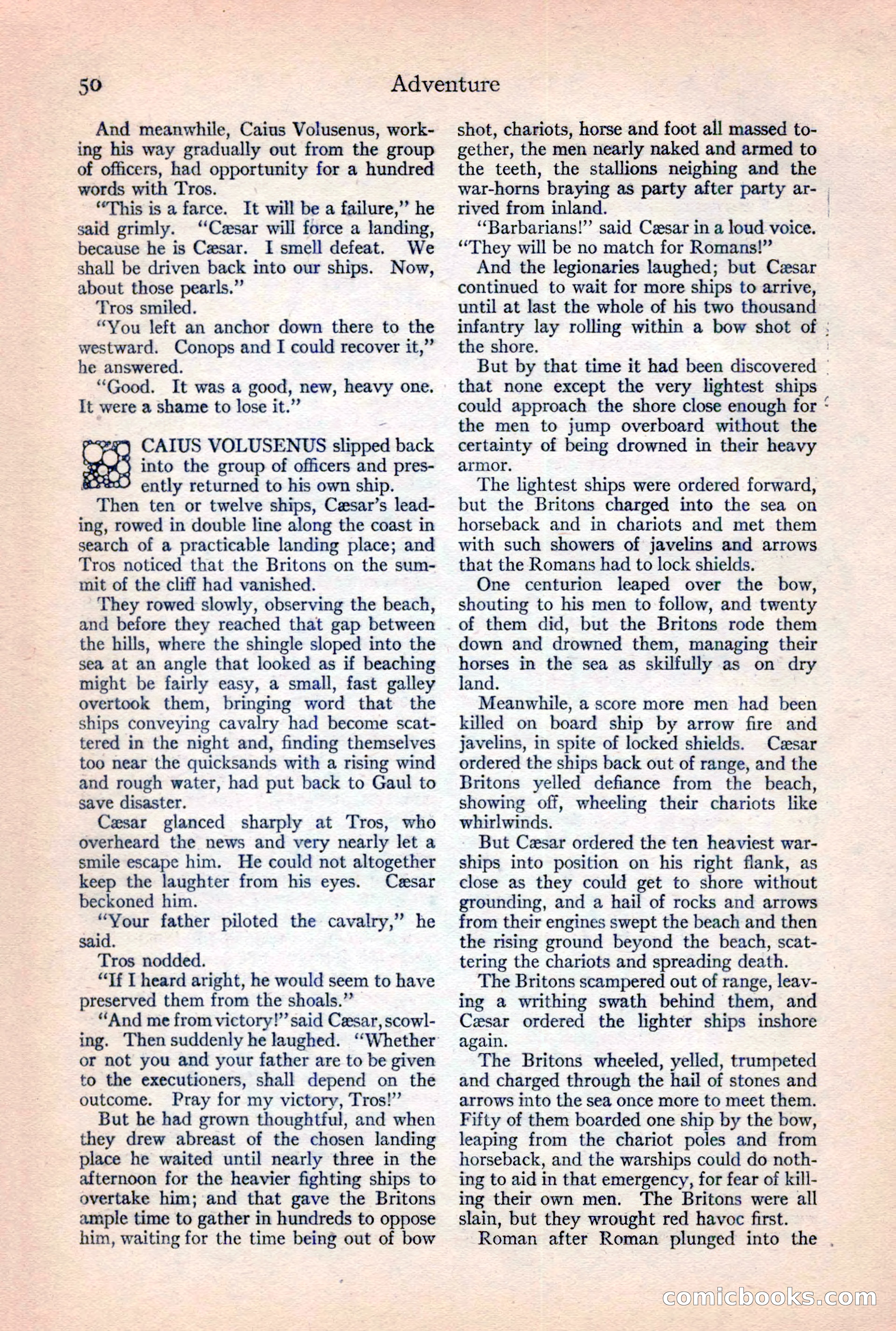 Adventure Magazine, February 10, 1925 — page 52 of 196