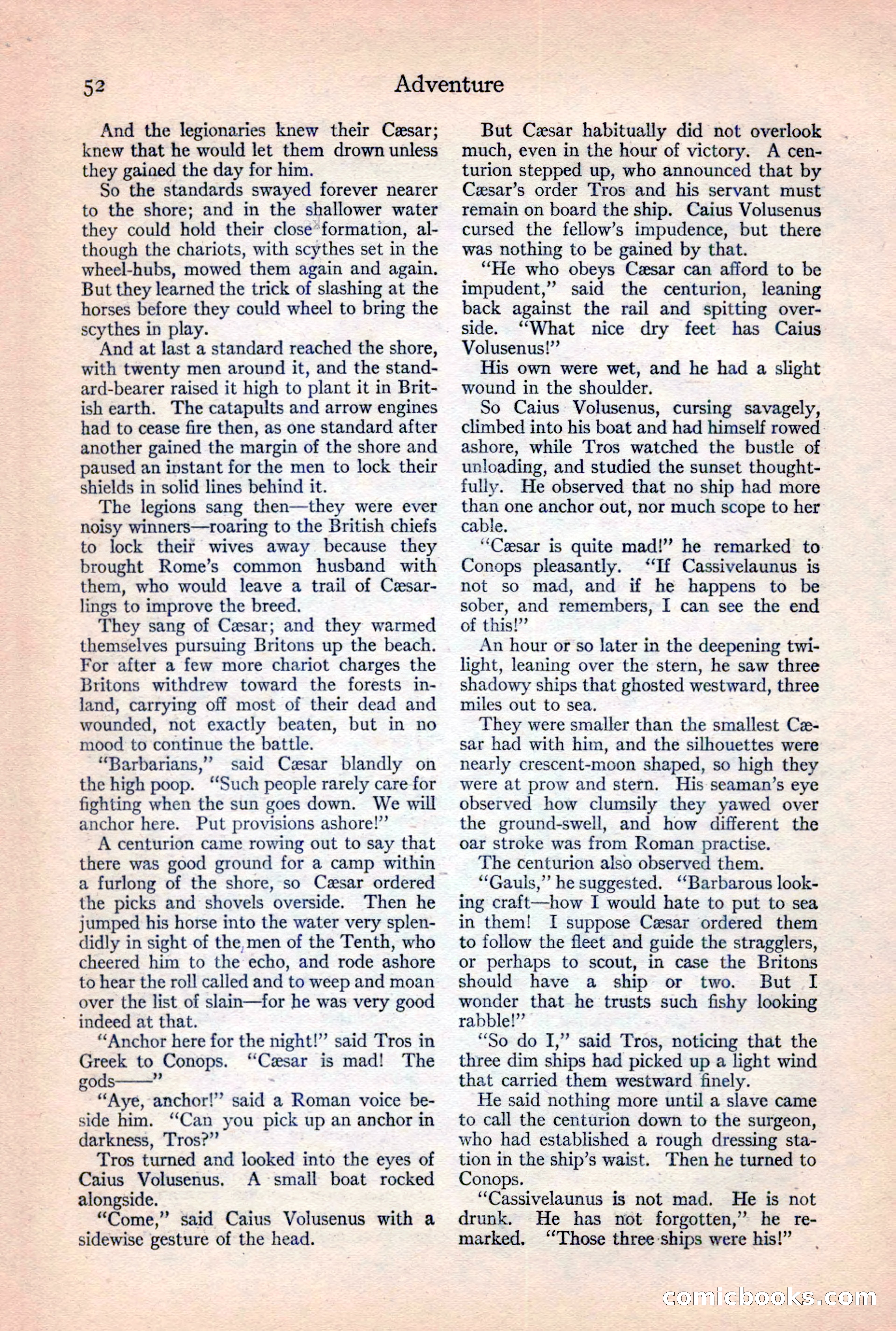 Adventure Magazine, February 10, 1925 — page 54 of 196