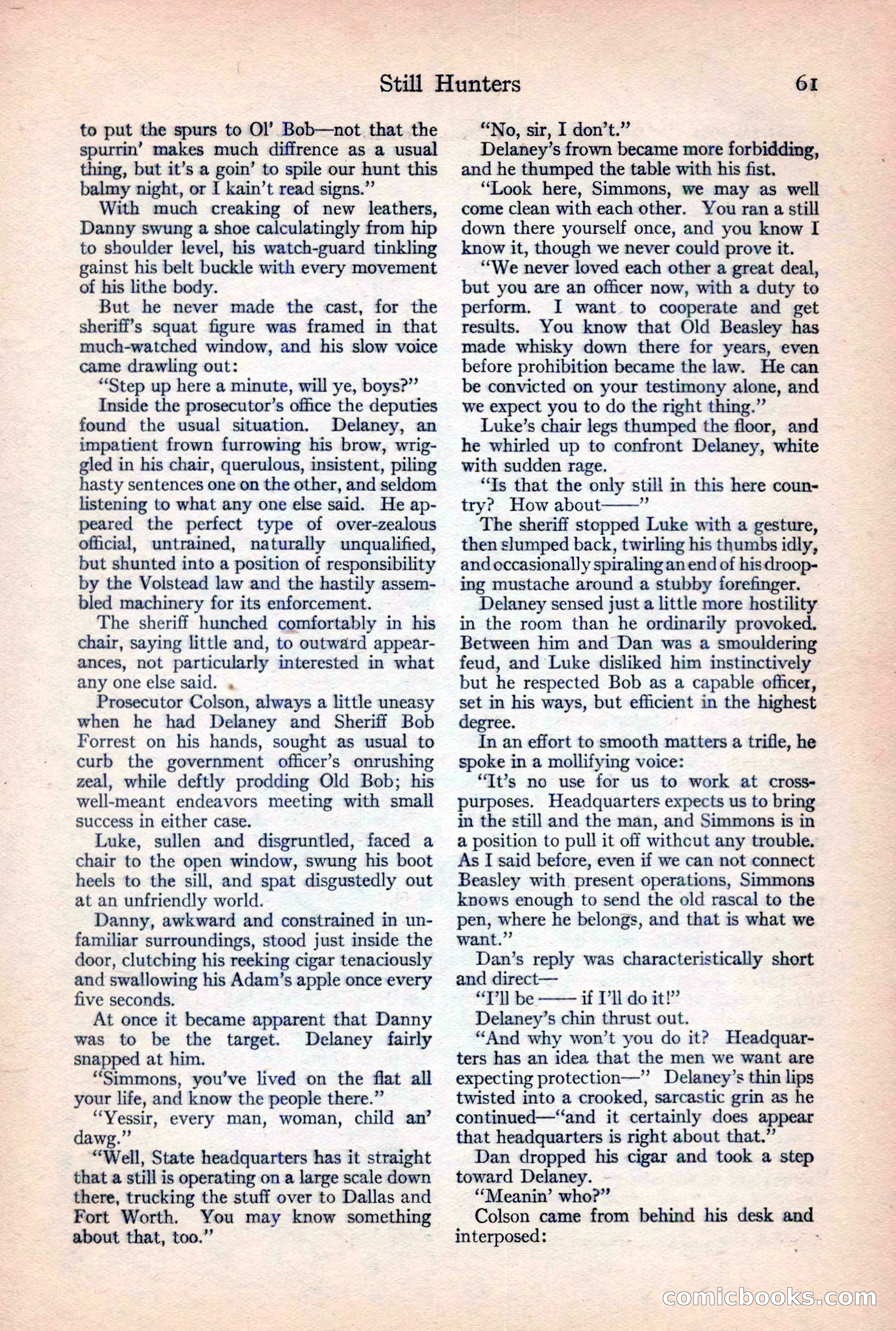 Adventure Magazine, February 10, 1925 — page 63 of 196