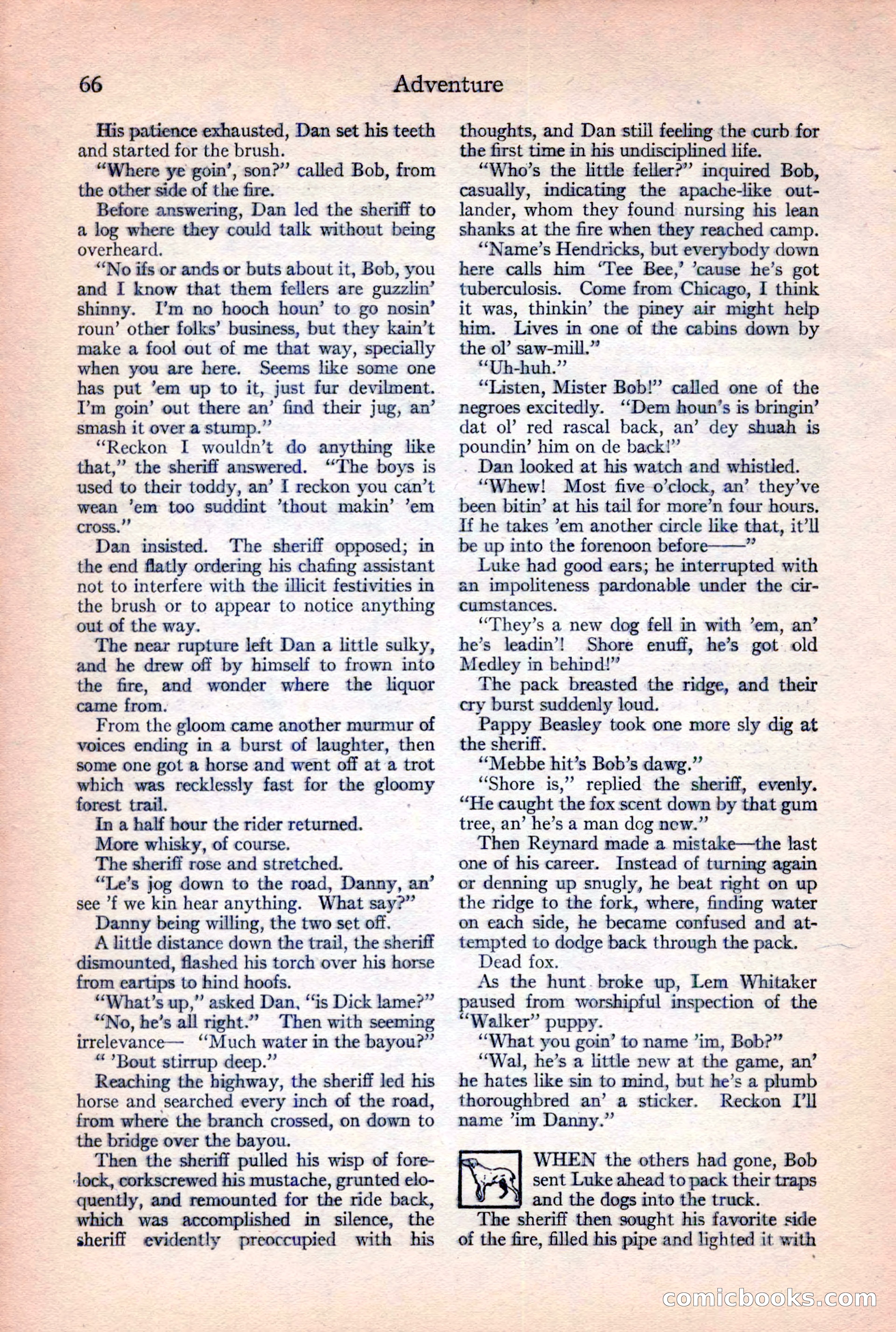 Adventure Magazine, February 10, 1925 — page 68 of 196