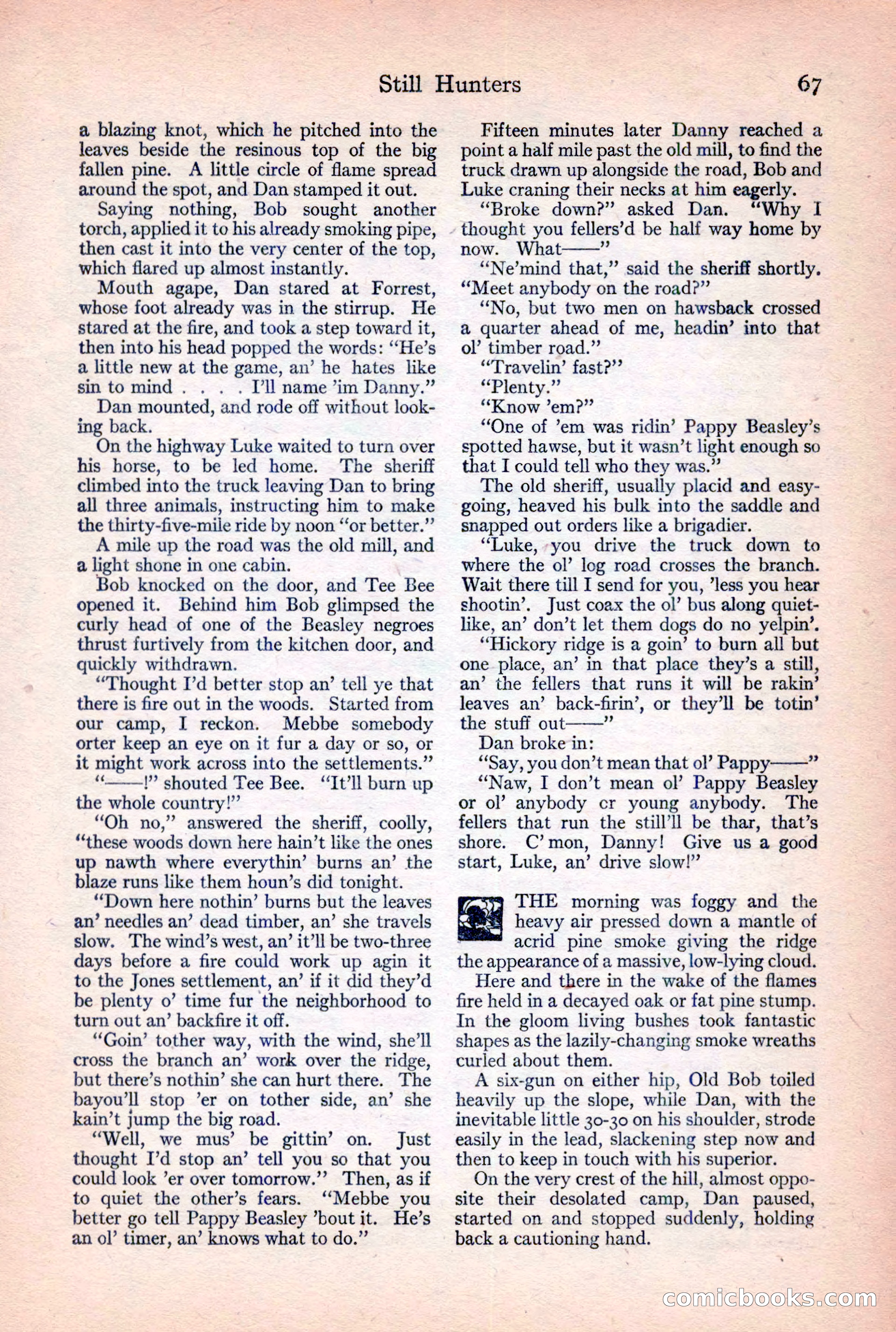 Adventure Magazine, February 10, 1925 — page 69 of 196