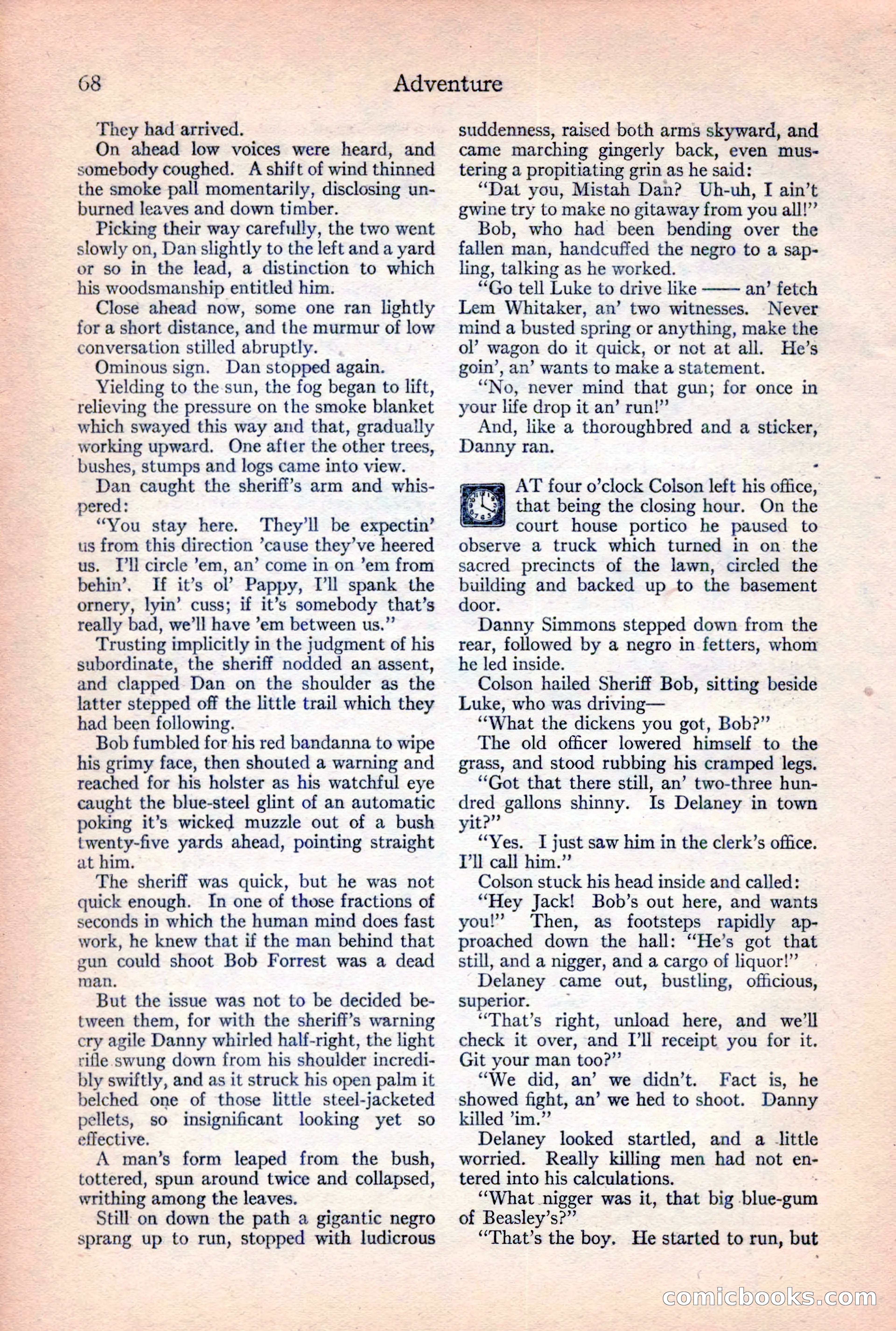 Adventure Magazine, February 10, 1925 — page 70 of 196