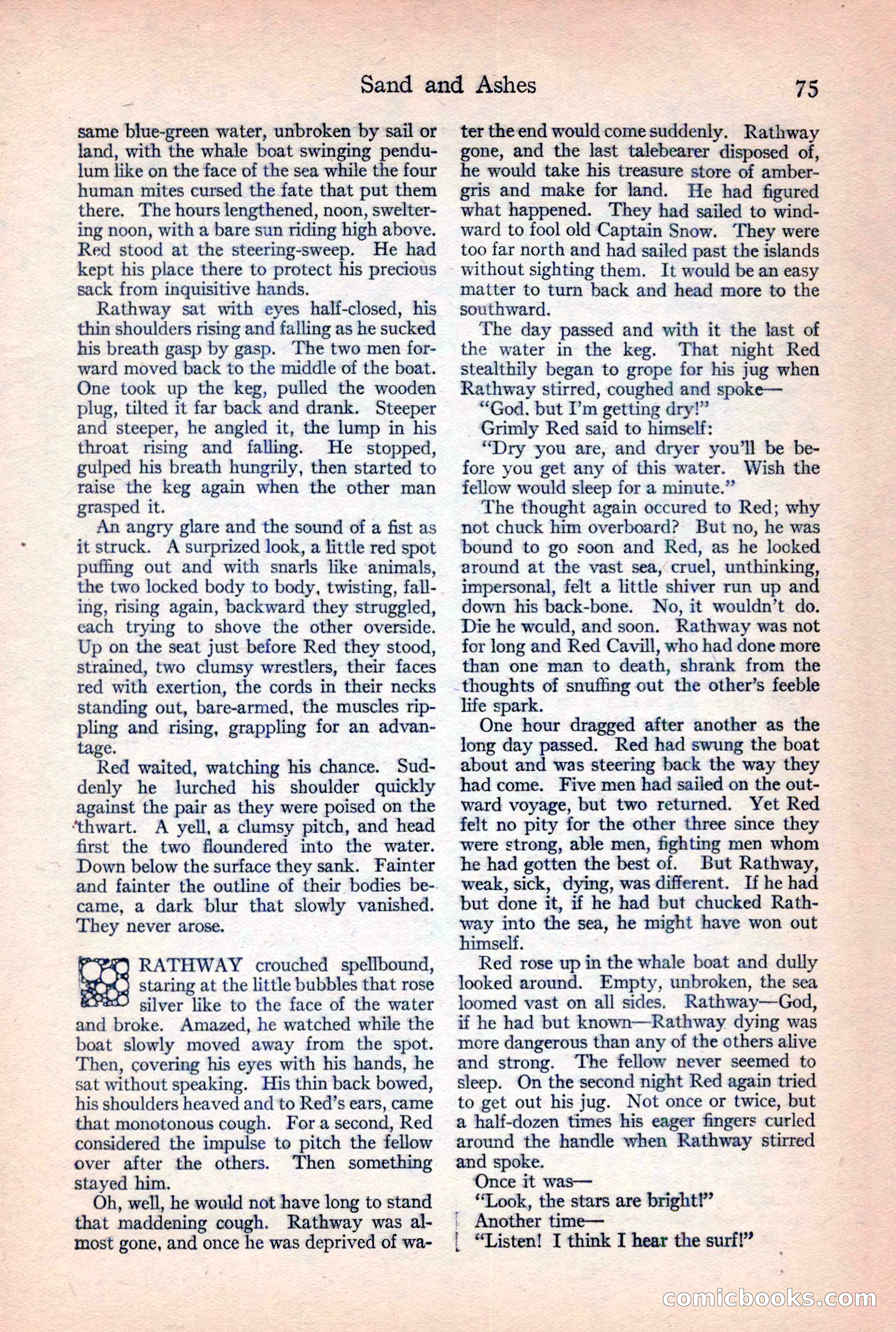 Adventure Magazine, February 10, 1925 — page 77 of 196