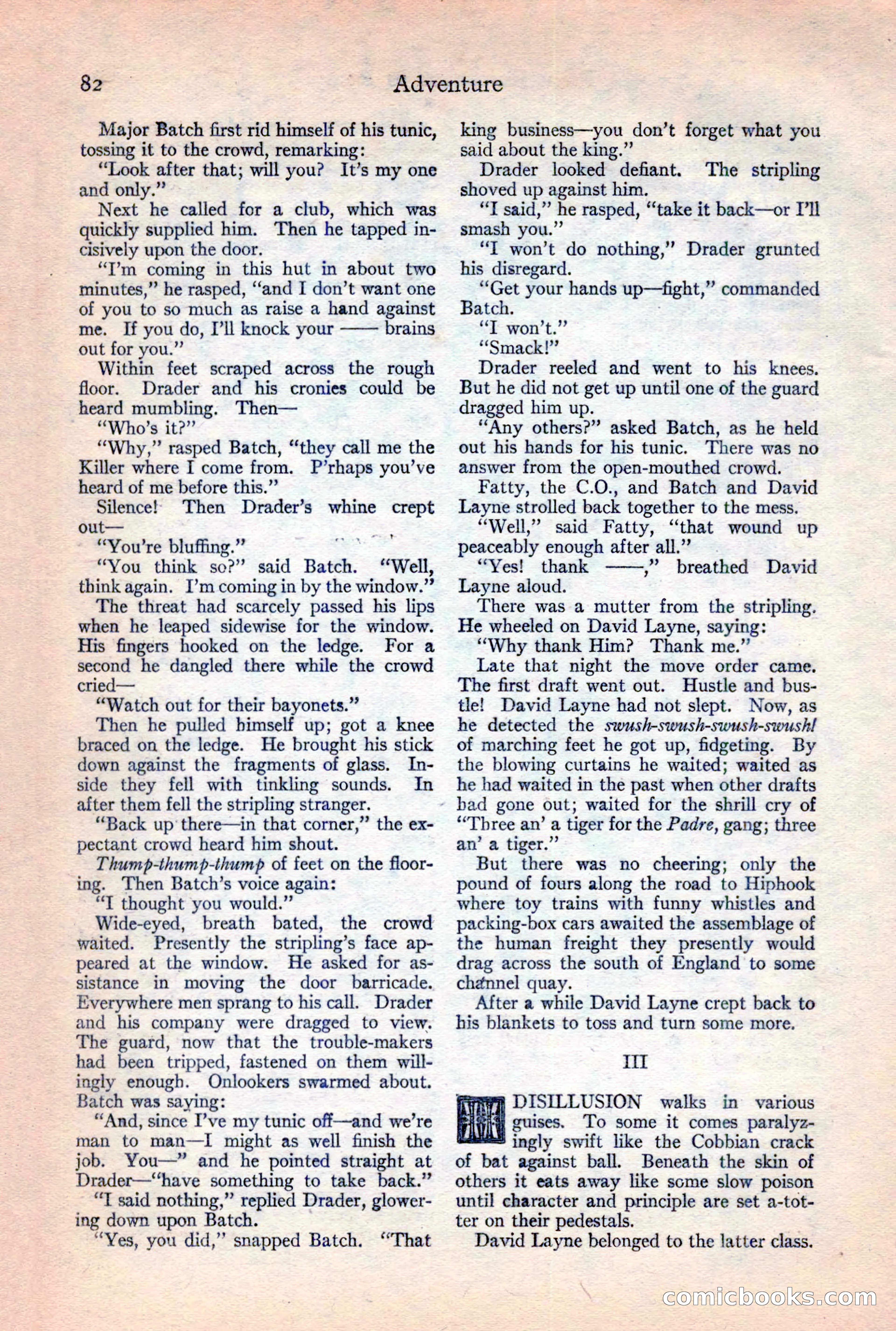 Adventure Magazine, February 10, 1925 — page 84 of 196
