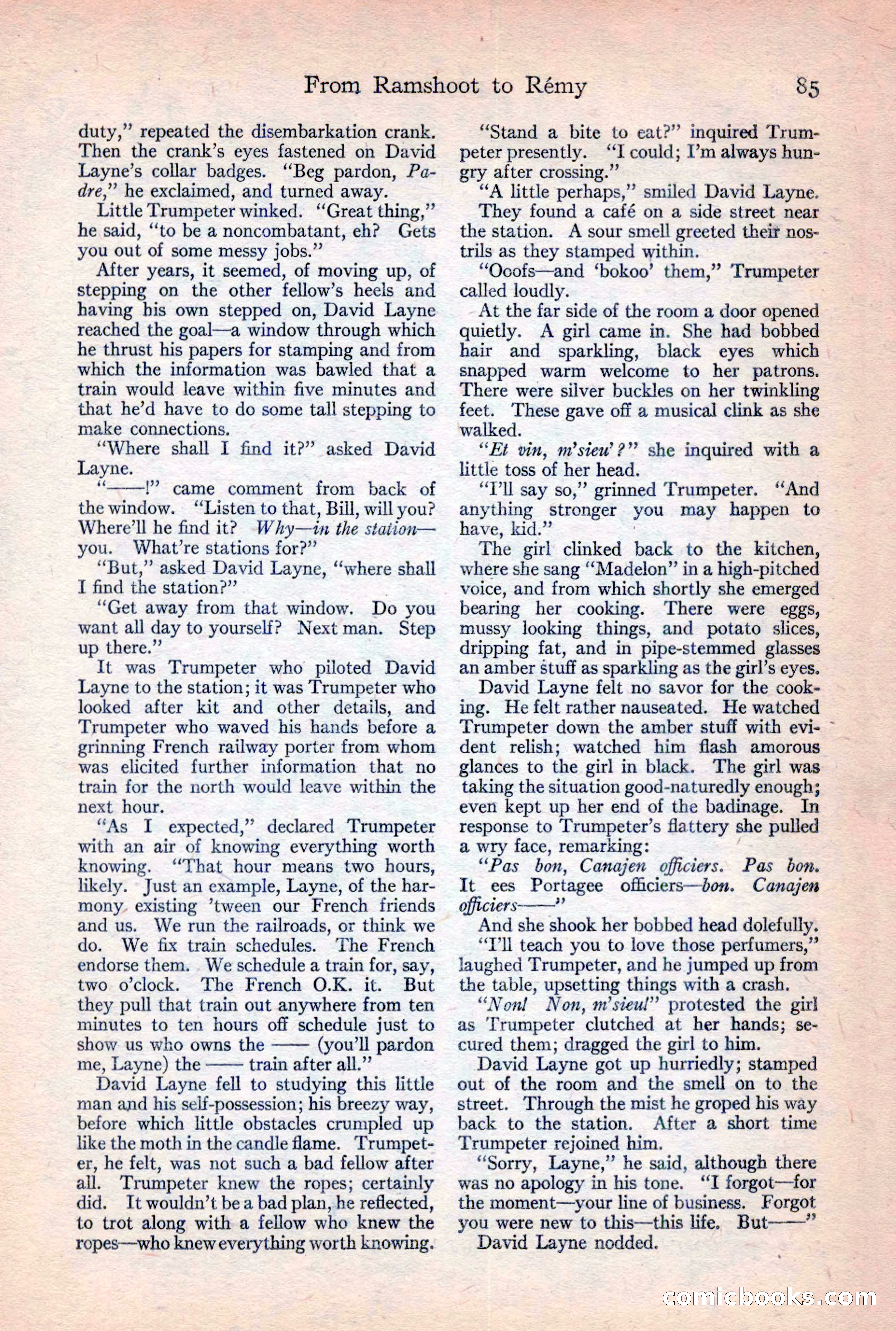 Adventure Magazine, February 10, 1925 — page 87 of 196
