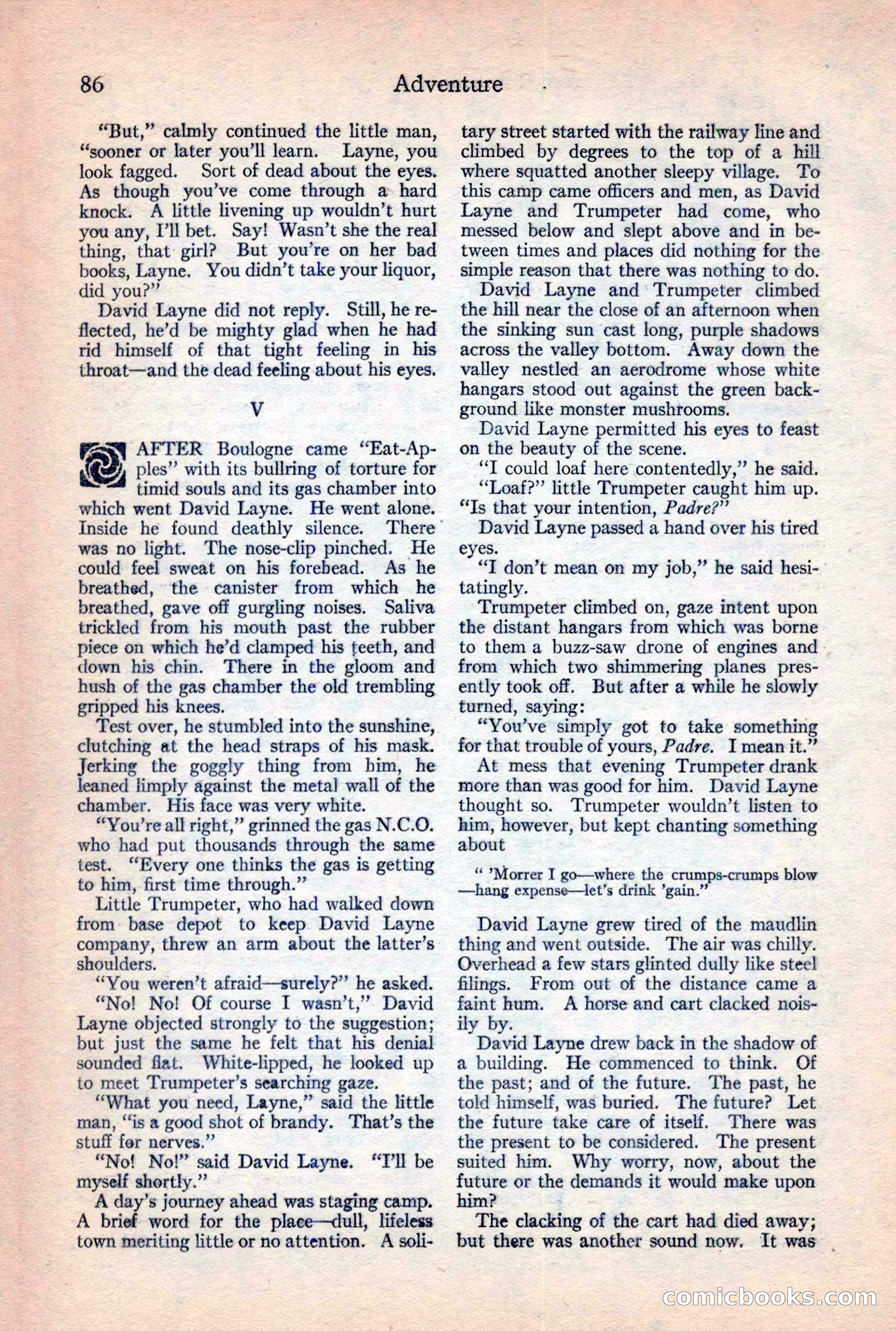 Adventure Magazine, February 10, 1925 — page 88 of 196