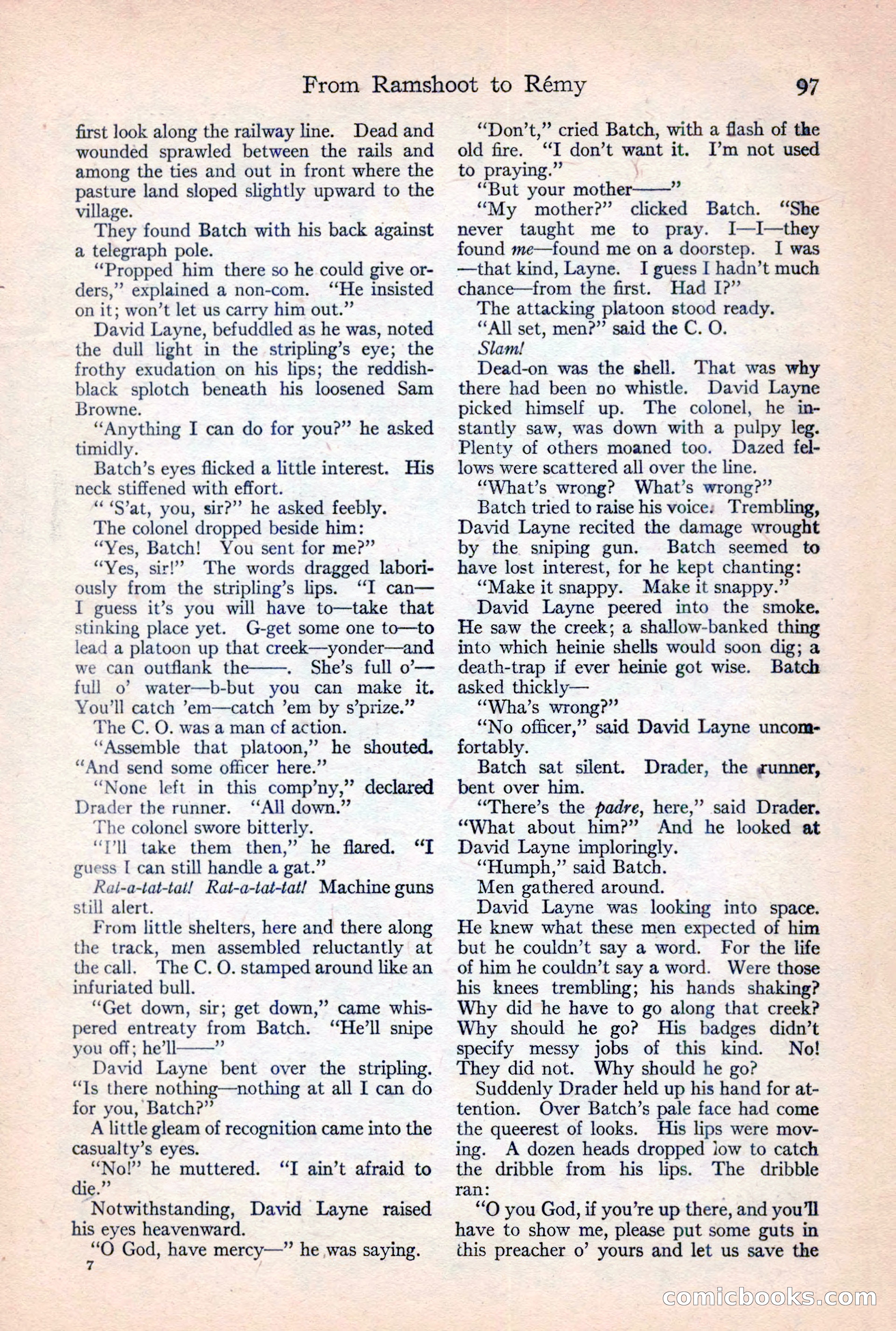 Adventure Magazine, February 10, 1925 — page 99 of 196