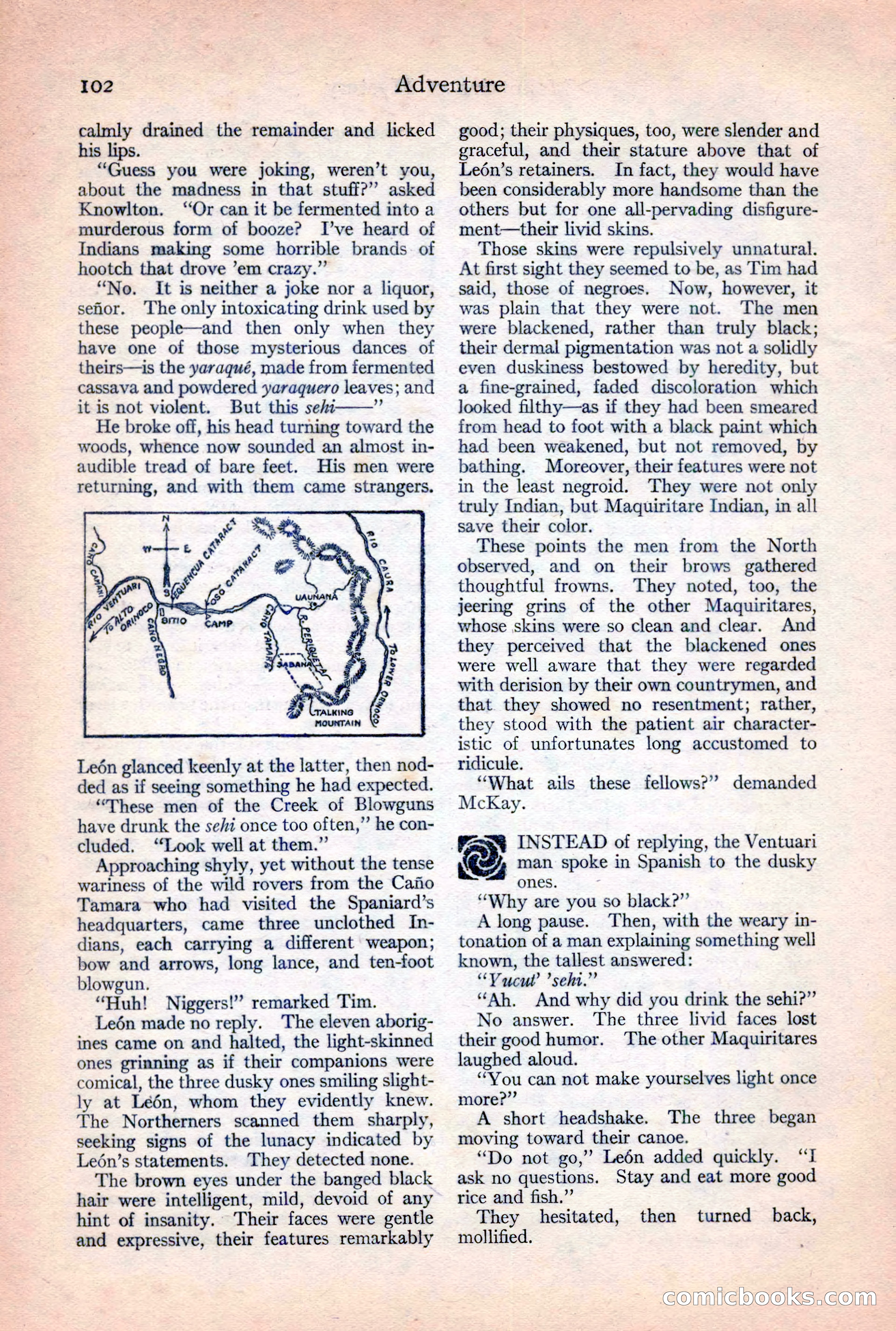 Adventure Magazine, February 10, 1925 — page 104 of 196