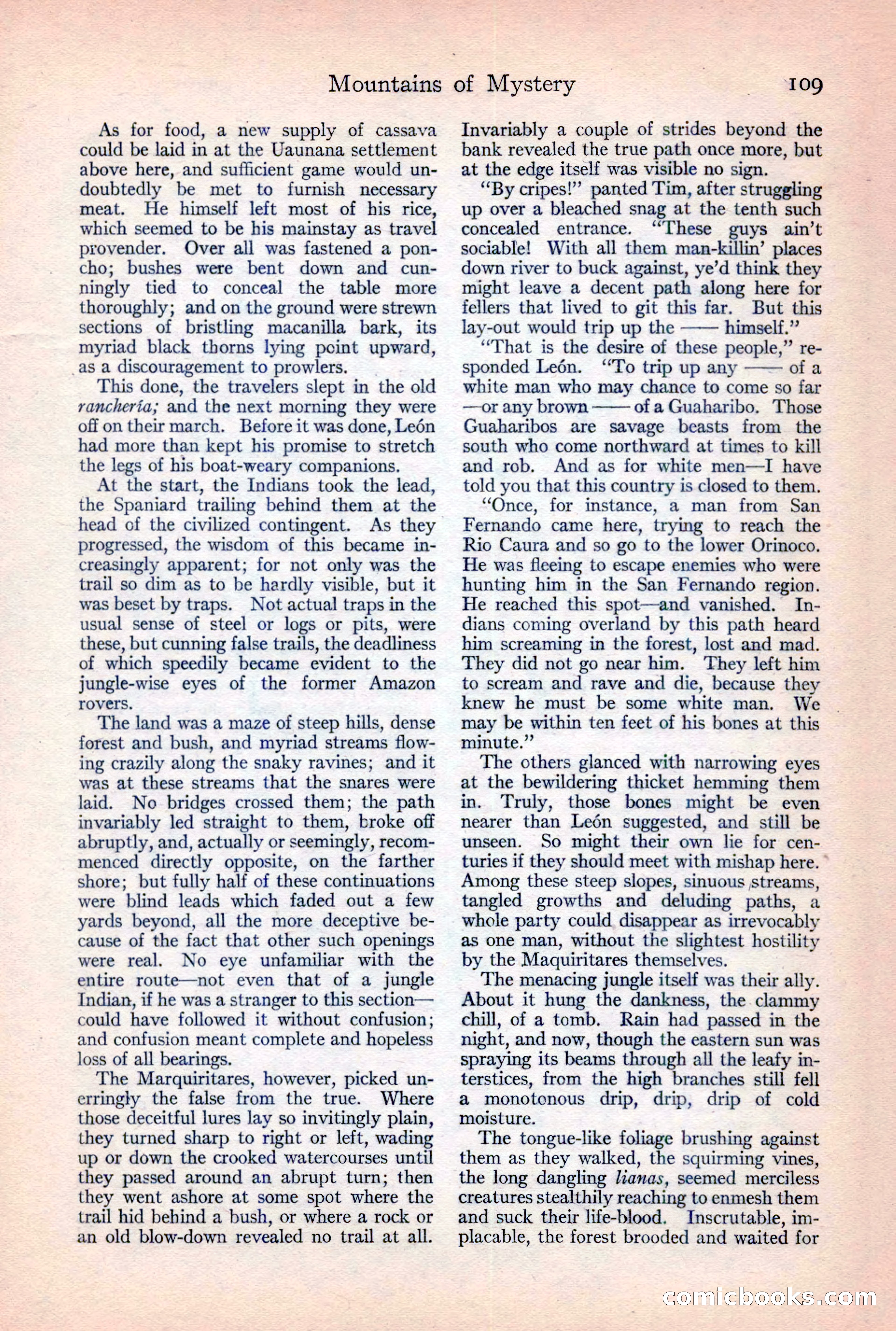 Adventure Magazine, February 10, 1925 — page 111 of 196