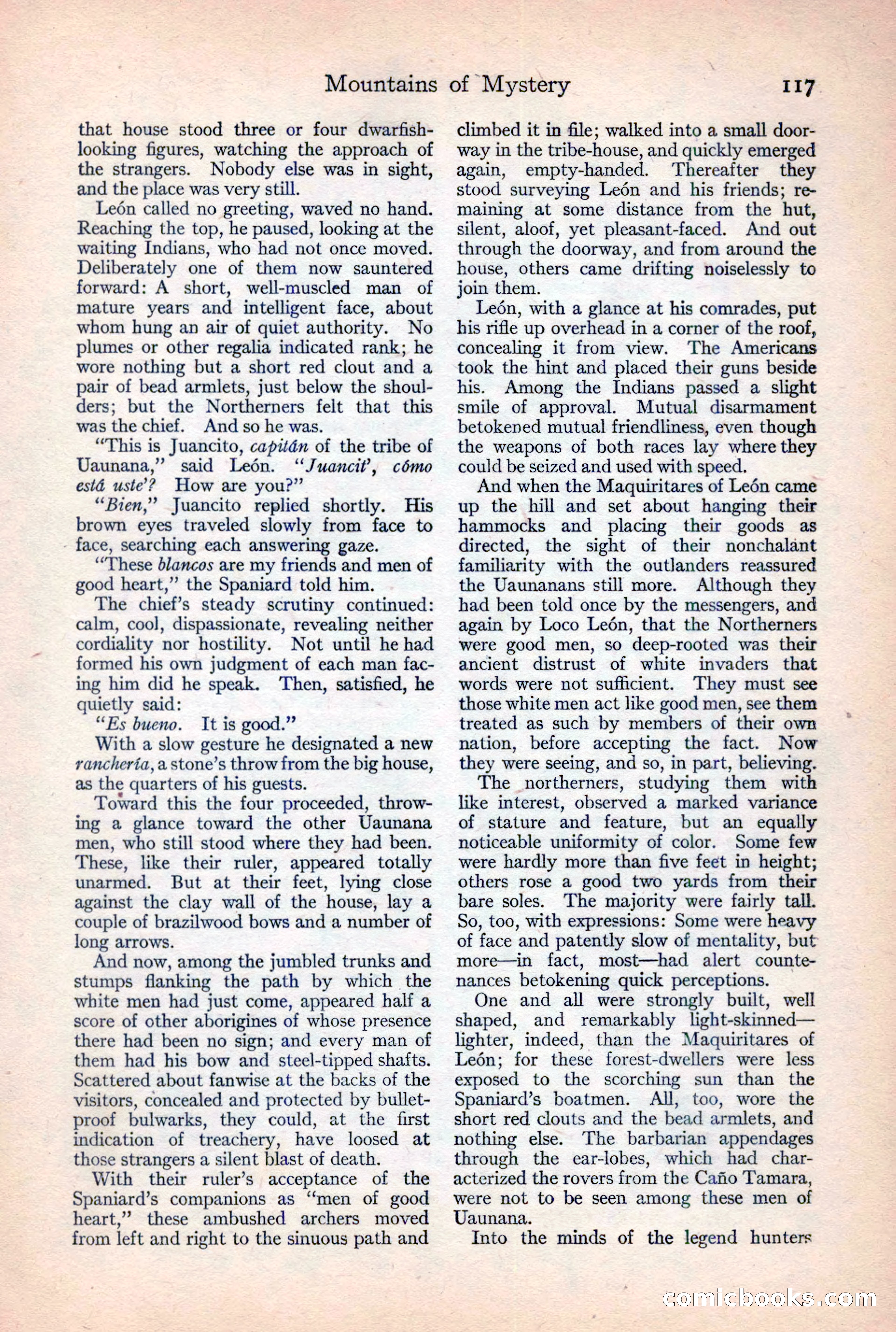 Adventure Magazine, February 10, 1925 — page 119 of 196