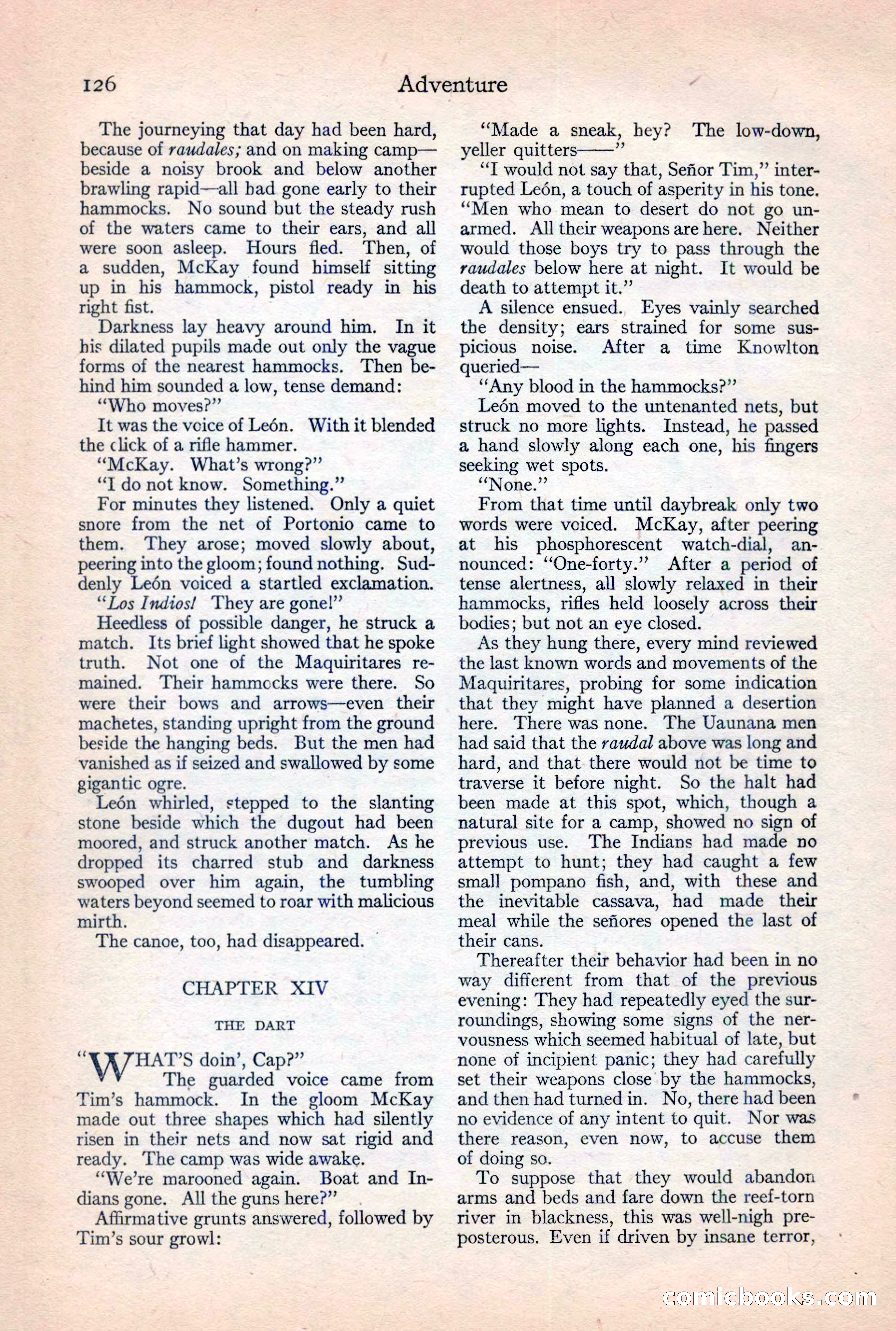 Adventure Magazine, February 10, 1925 — page 128 of 196