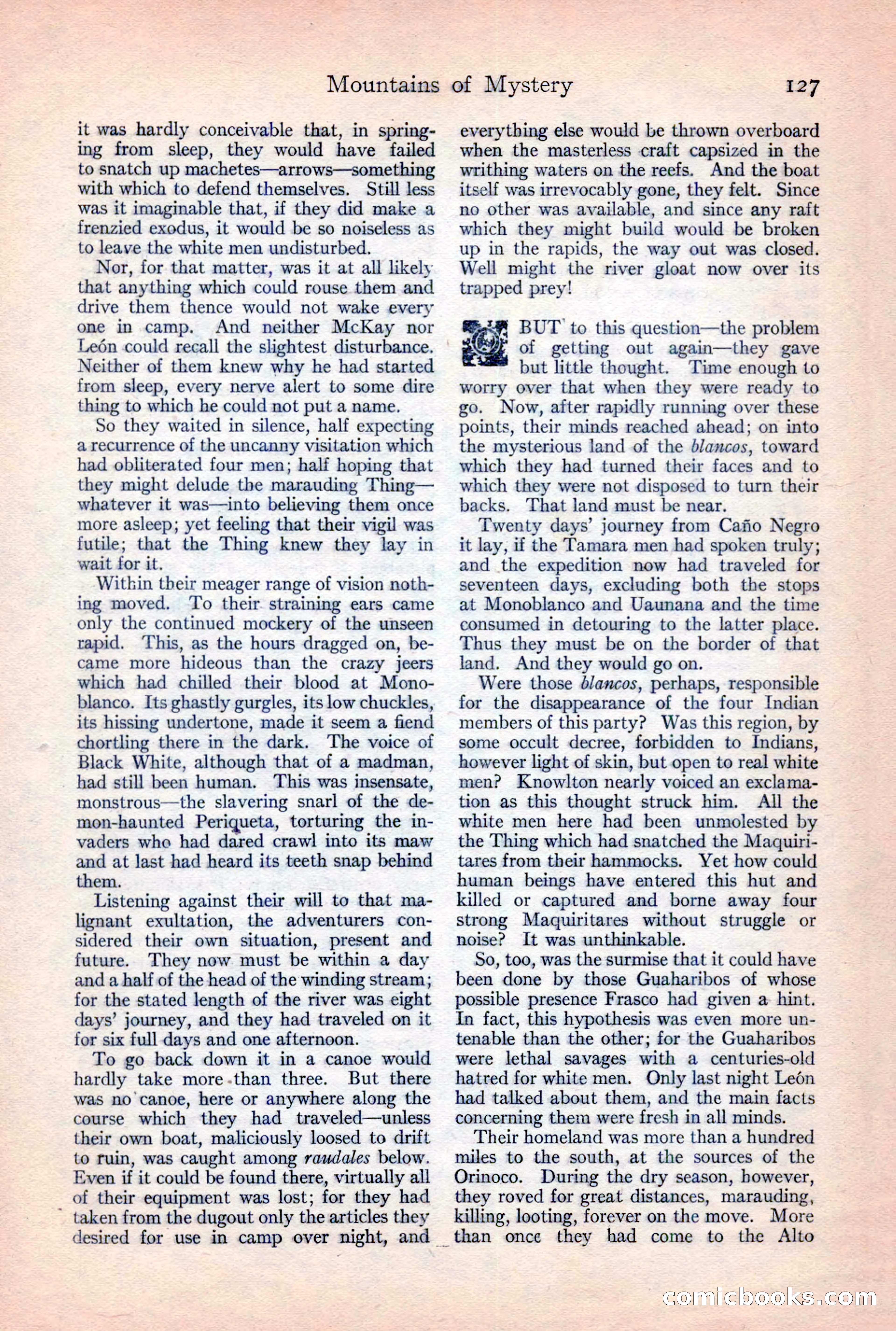 Adventure Magazine, February 10, 1925 — page 129 of 196