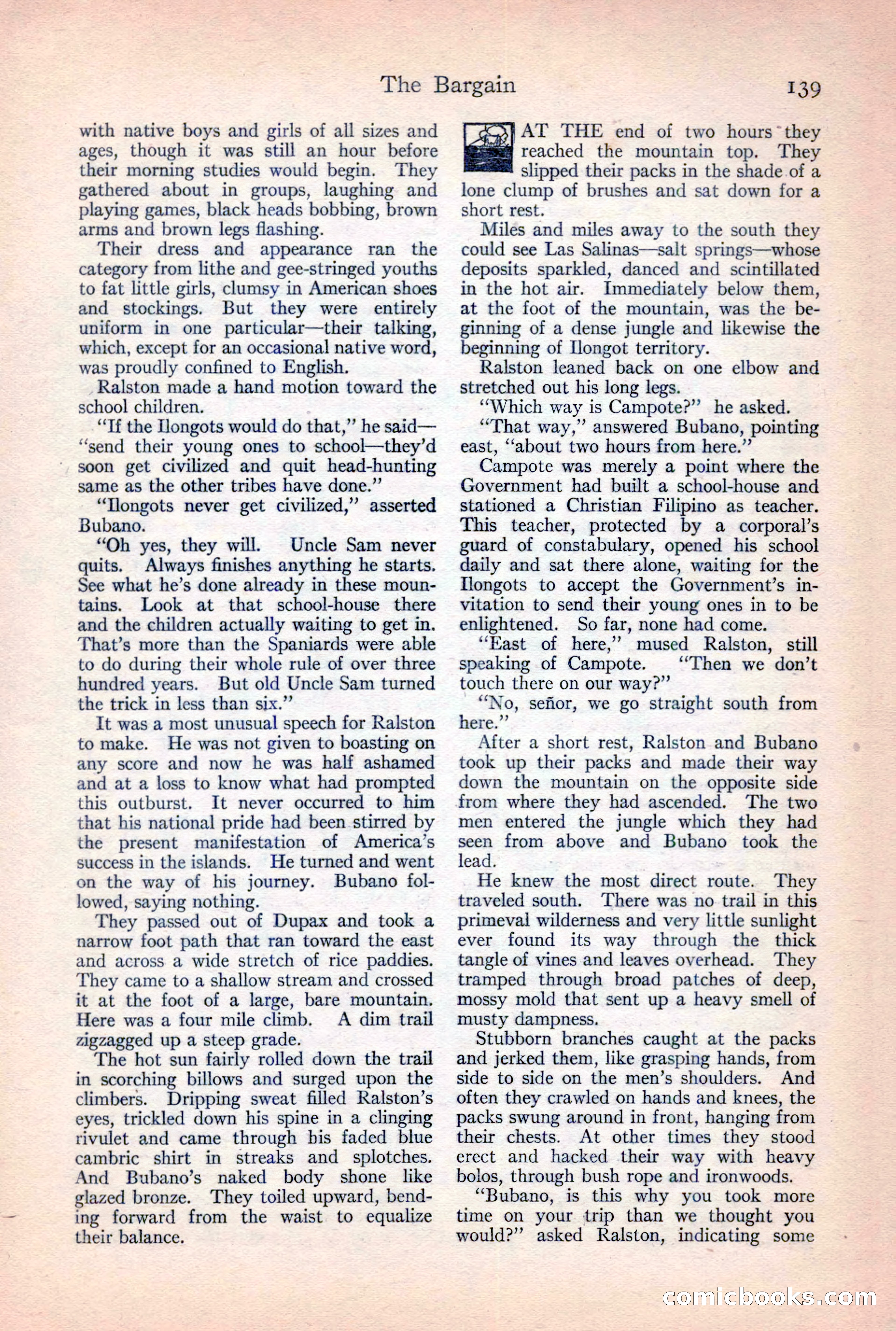Adventure Magazine, February 10, 1925 — page 141 of 196