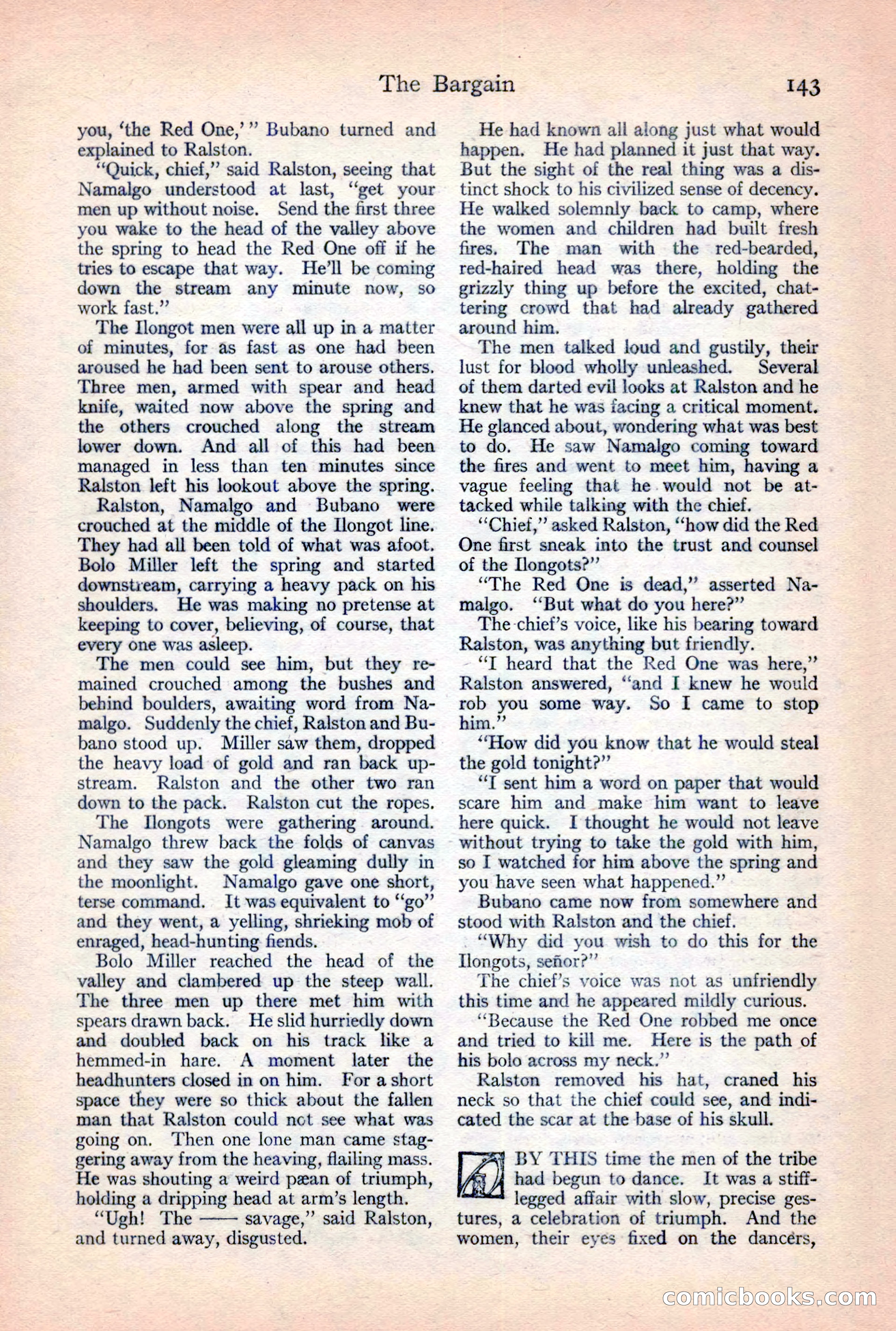 Adventure Magazine, February 10, 1925 — page 145 of 196