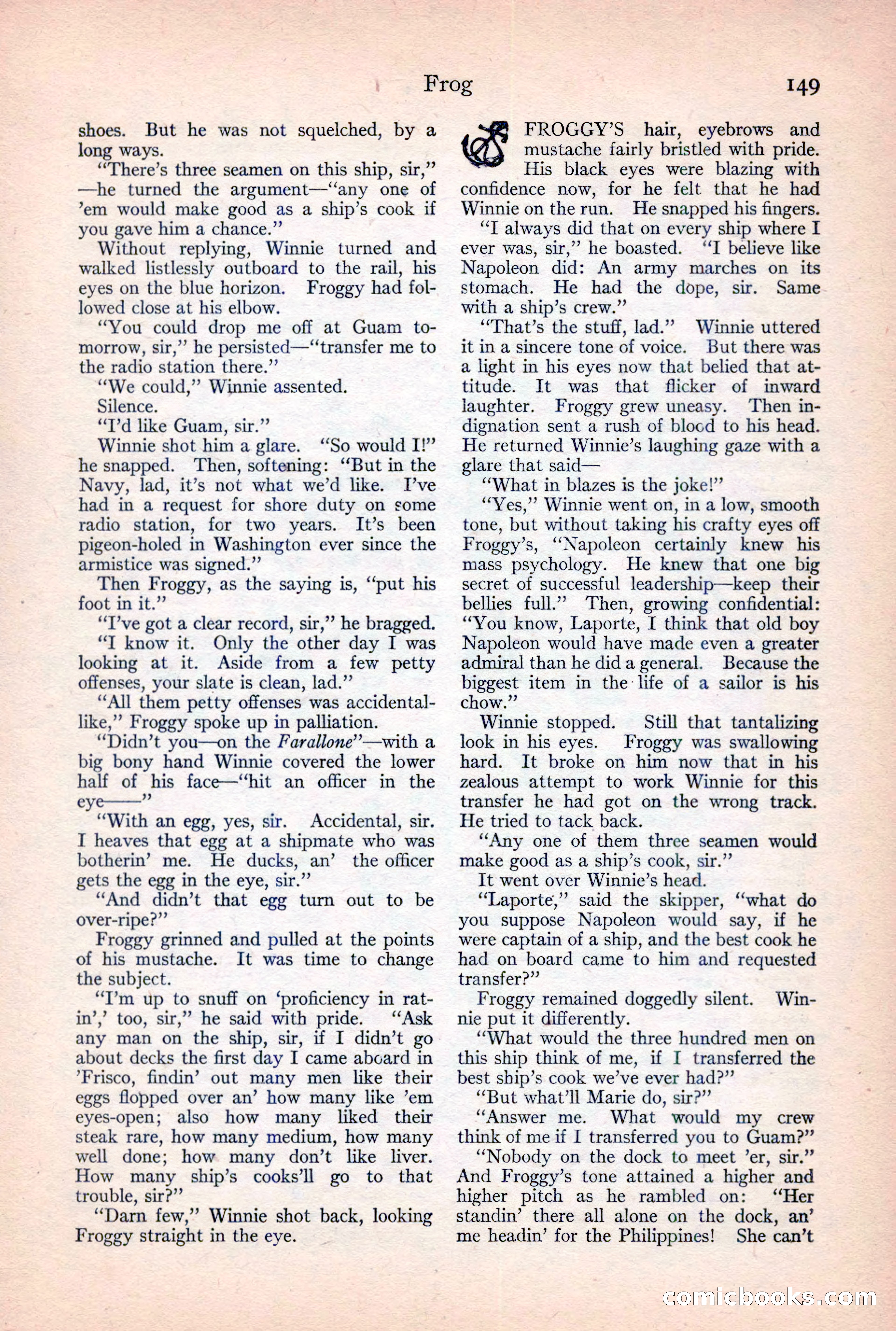 Adventure Magazine, February 10, 1925 — page 151 of 196