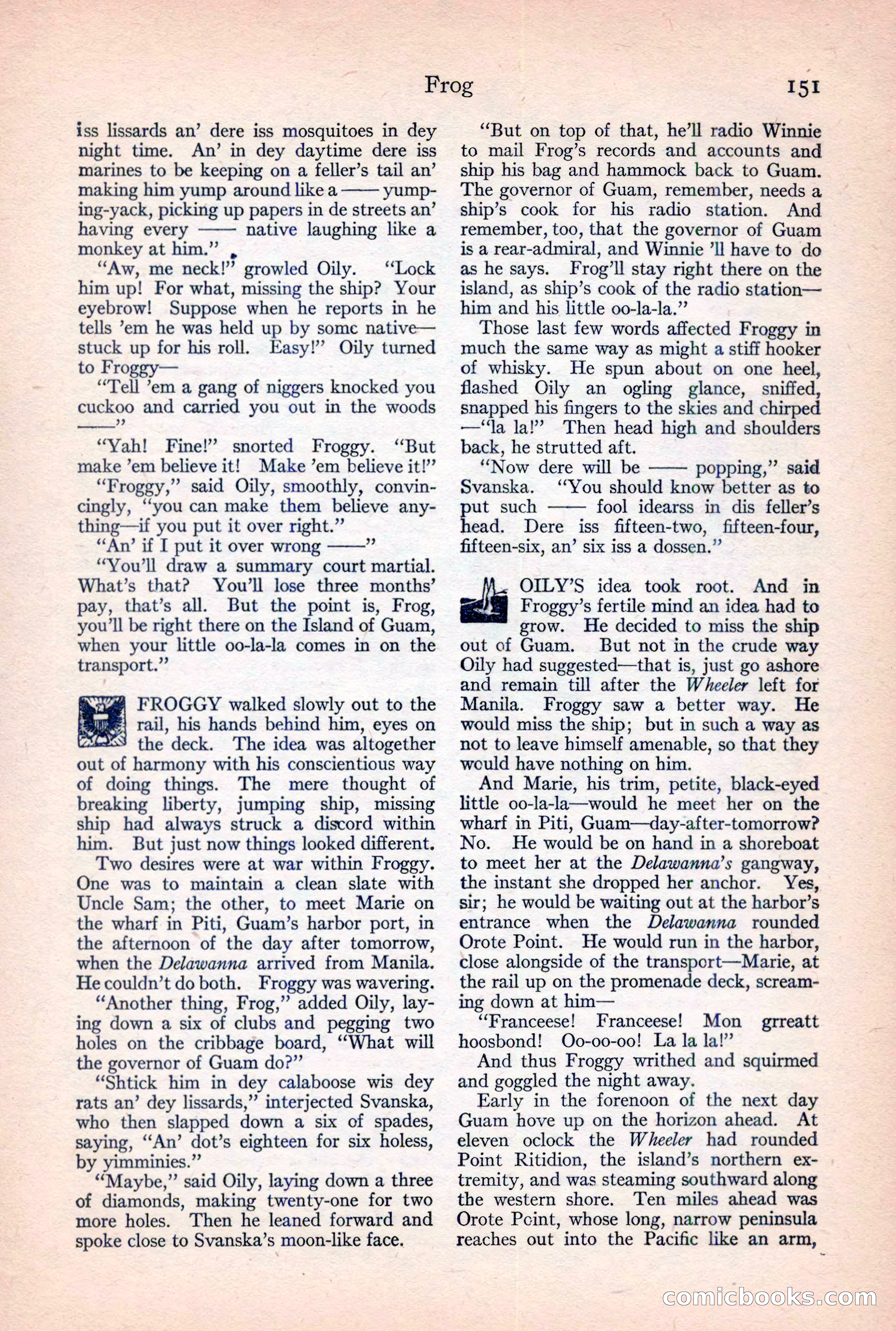 Adventure Magazine, February 10, 1925 — page 153 of 196