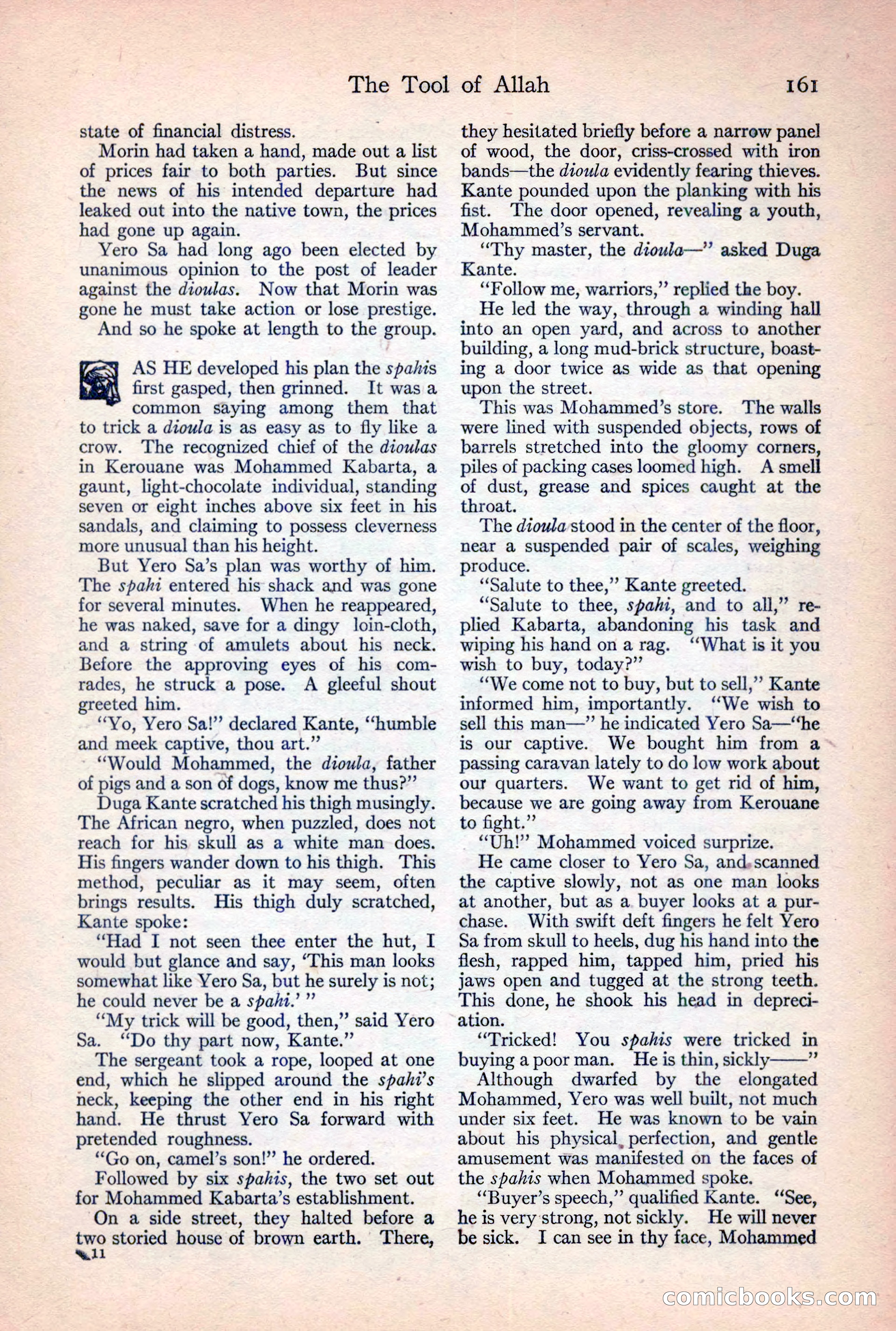 Adventure Magazine, February 10, 1925 — page 163 of 196