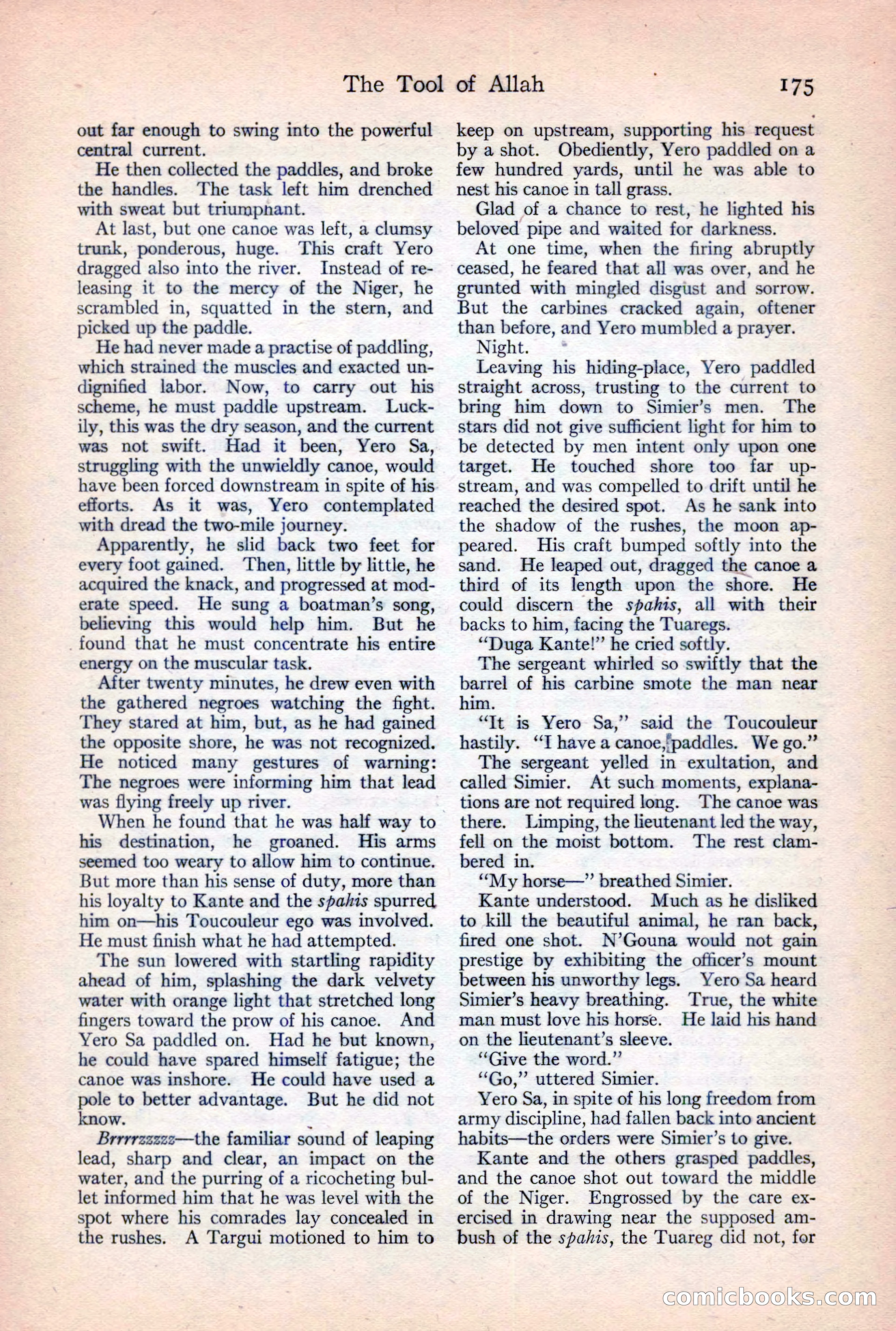 Adventure Magazine, February 10, 1925 — page 177 of 196