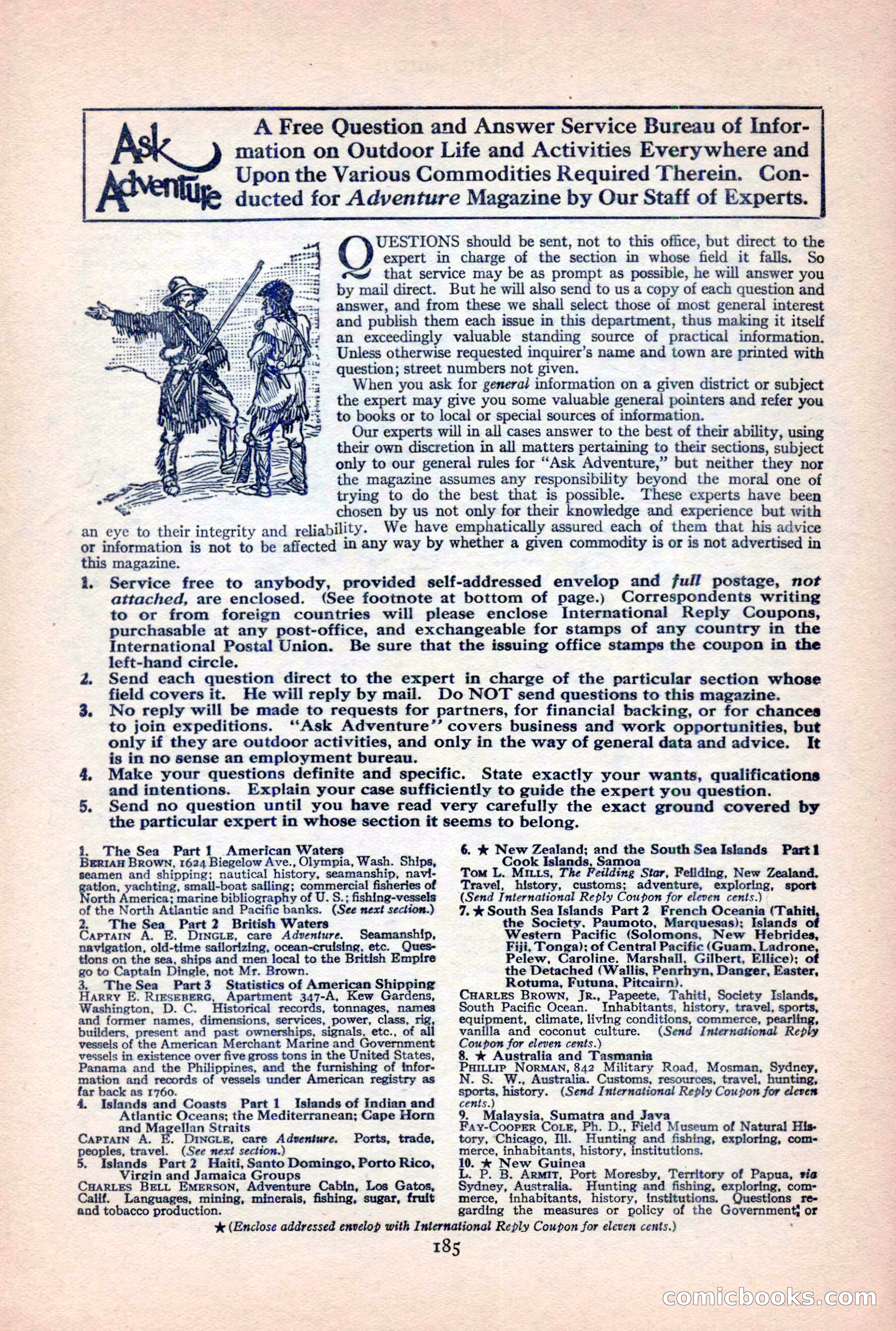 Adventure Magazine, February 10, 1925 — page 187 of 196