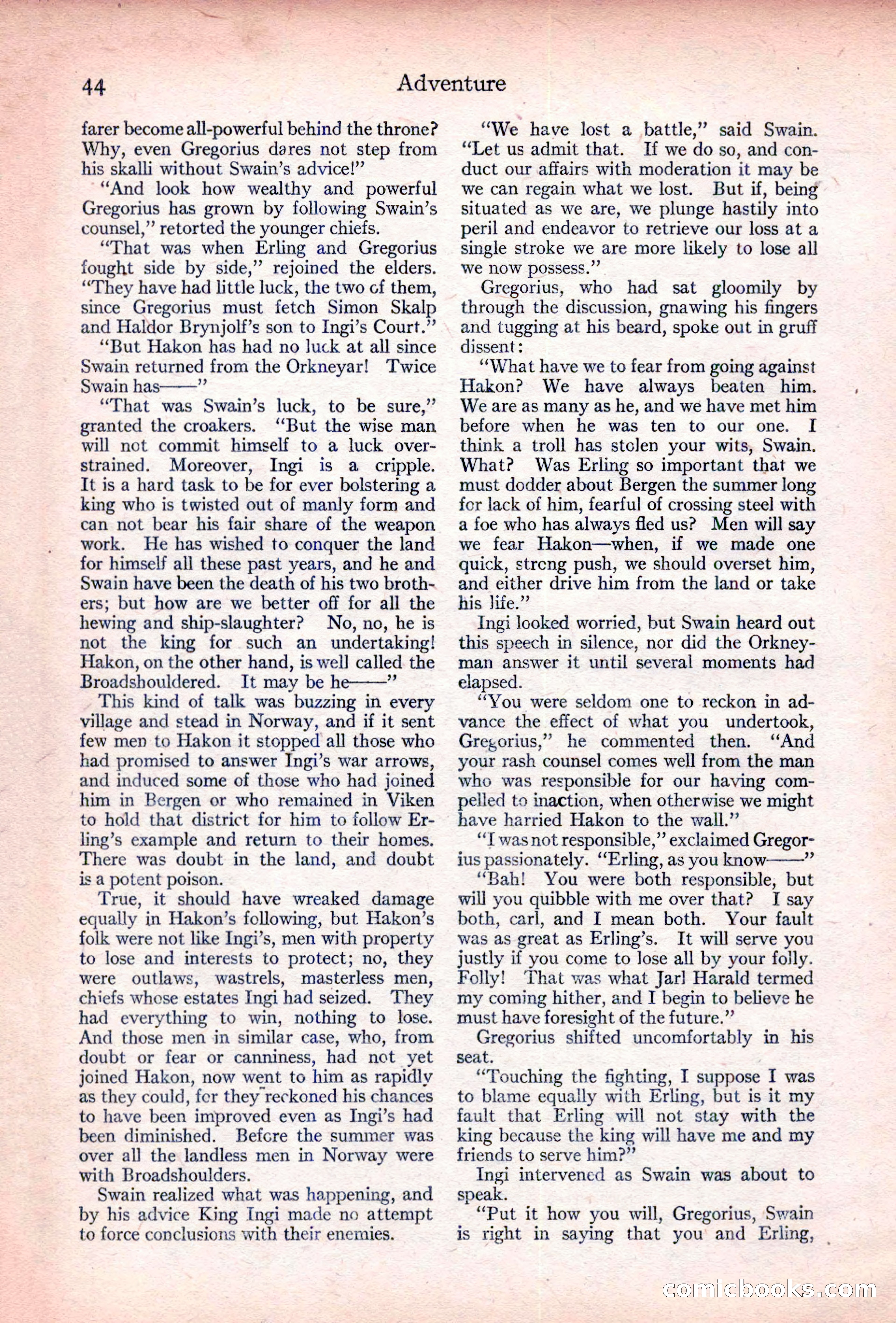 Adventure Magazine Cover — page 46 of 196
