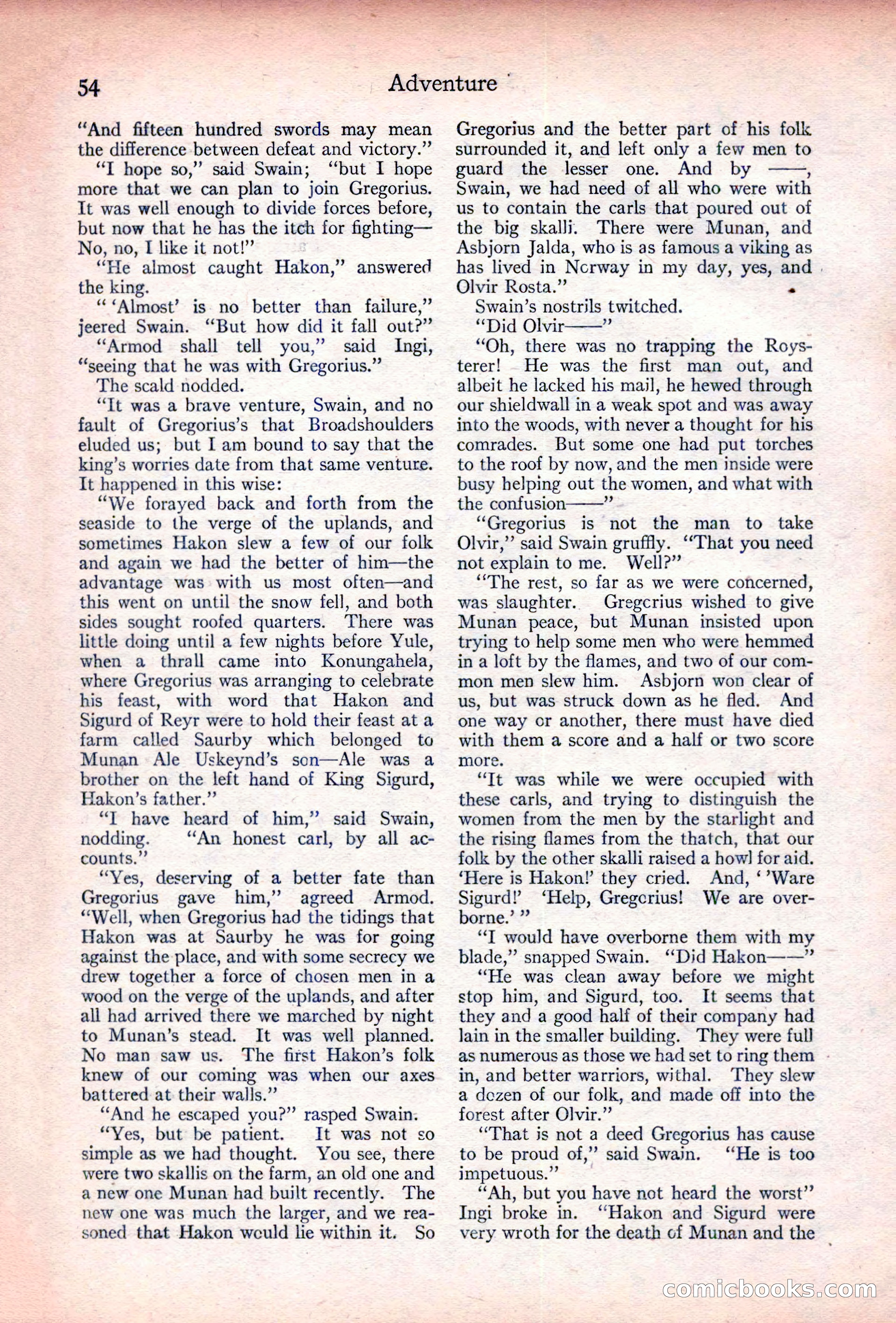 Adventure Magazine Cover — page 56 of 196