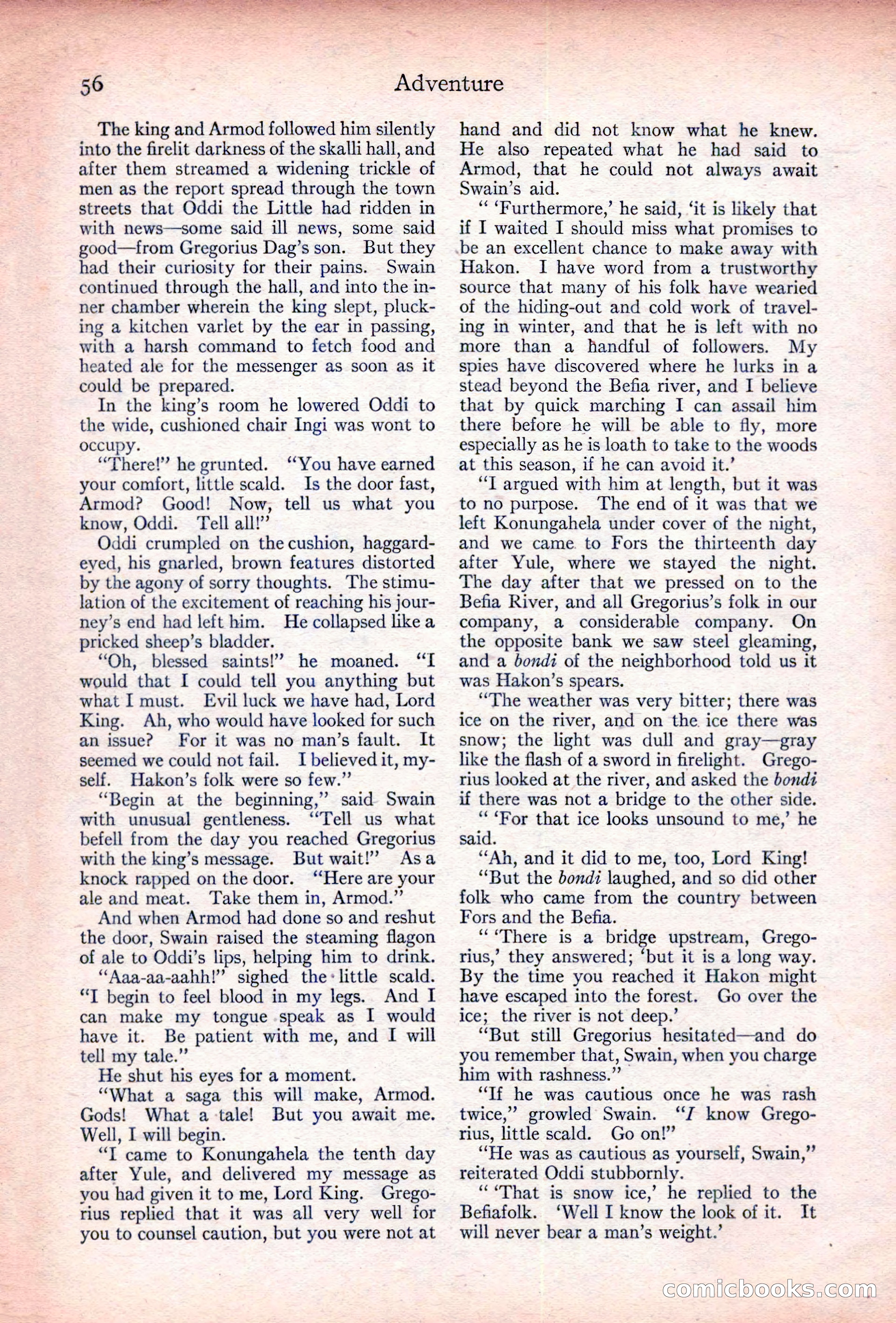 Adventure Magazine Cover — page 58 of 196