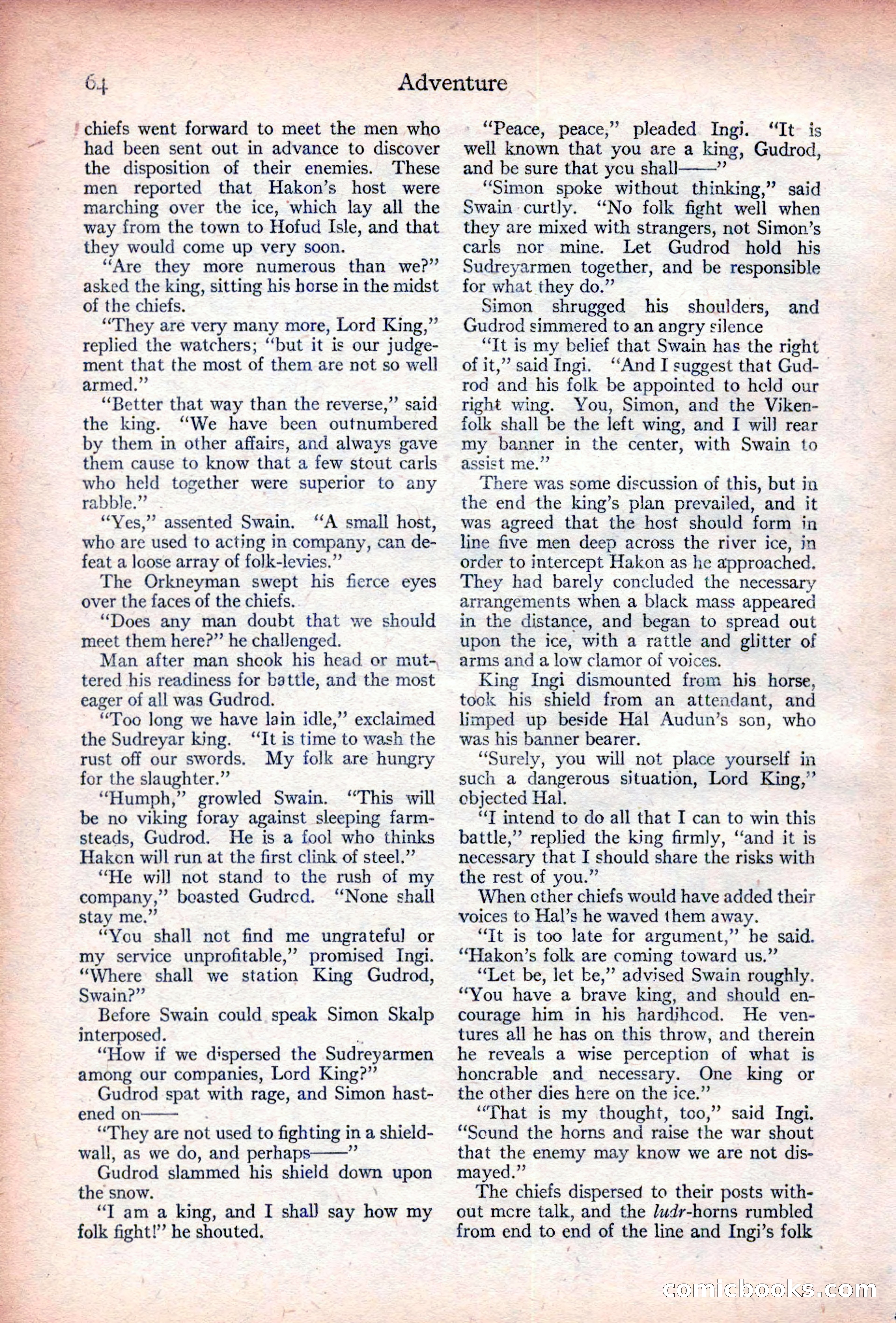 Adventure Magazine Cover — page 66 of 196