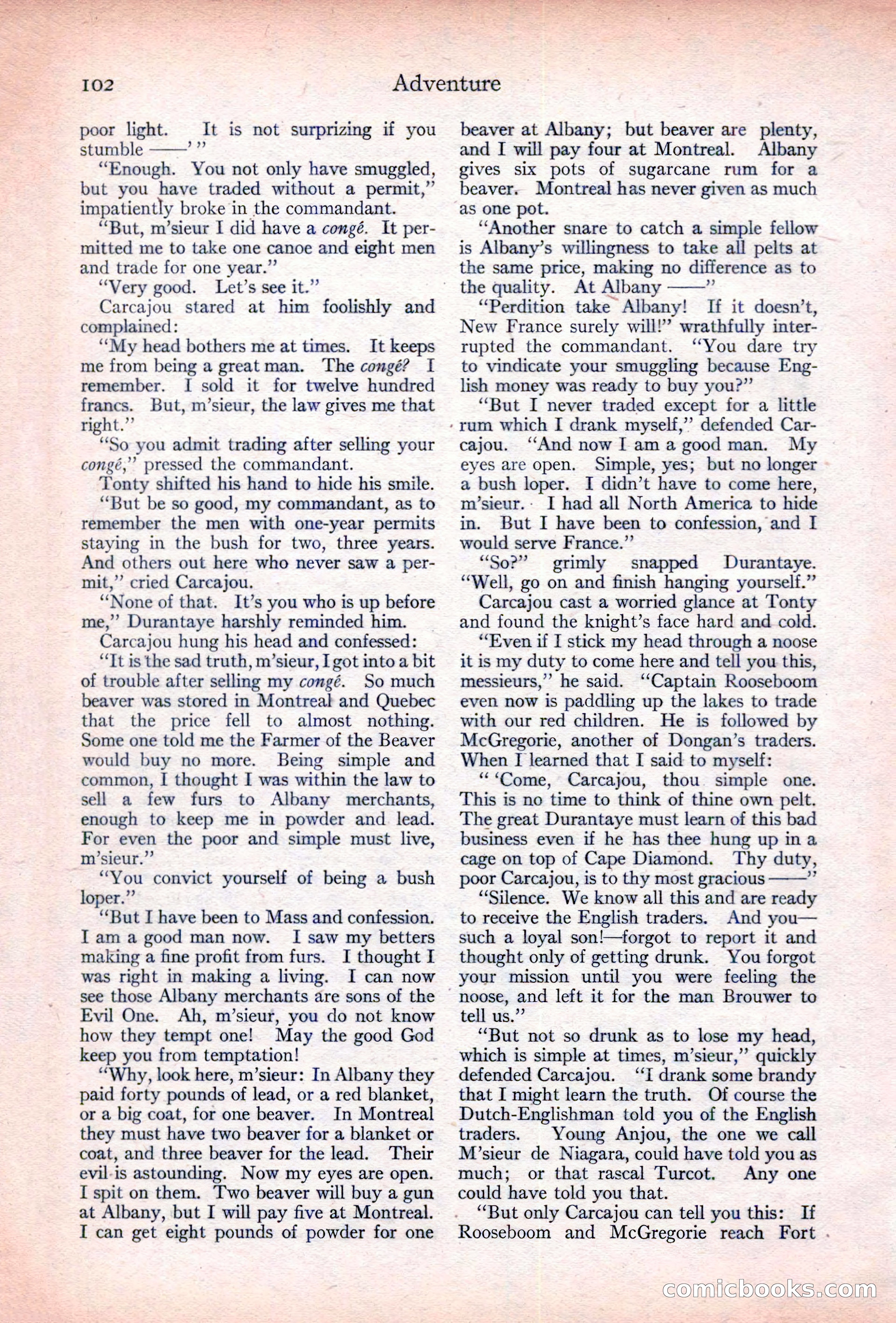 Adventure Magazine Cover — page 104 of 196