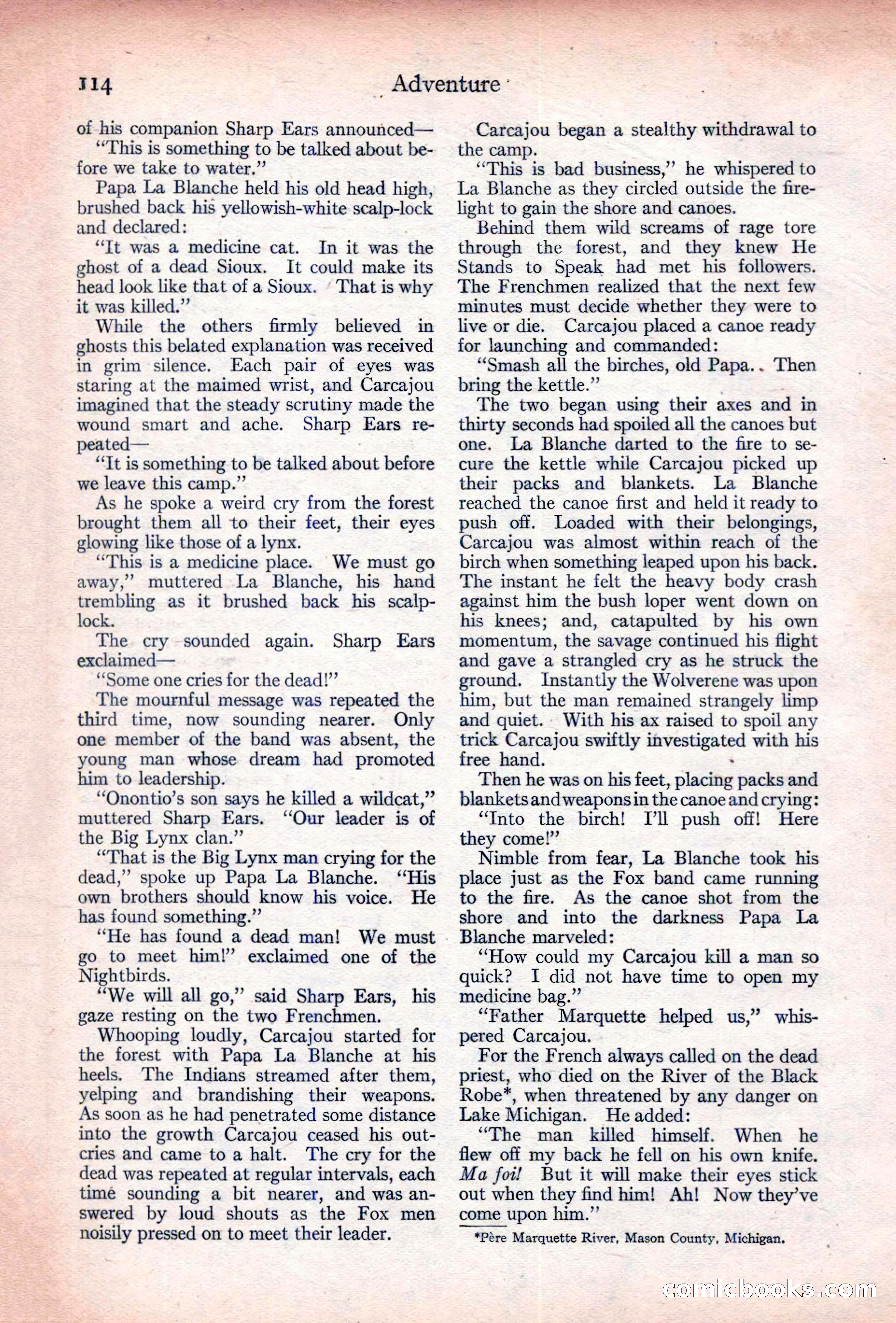 Adventure Magazine Cover — page 116 of 196