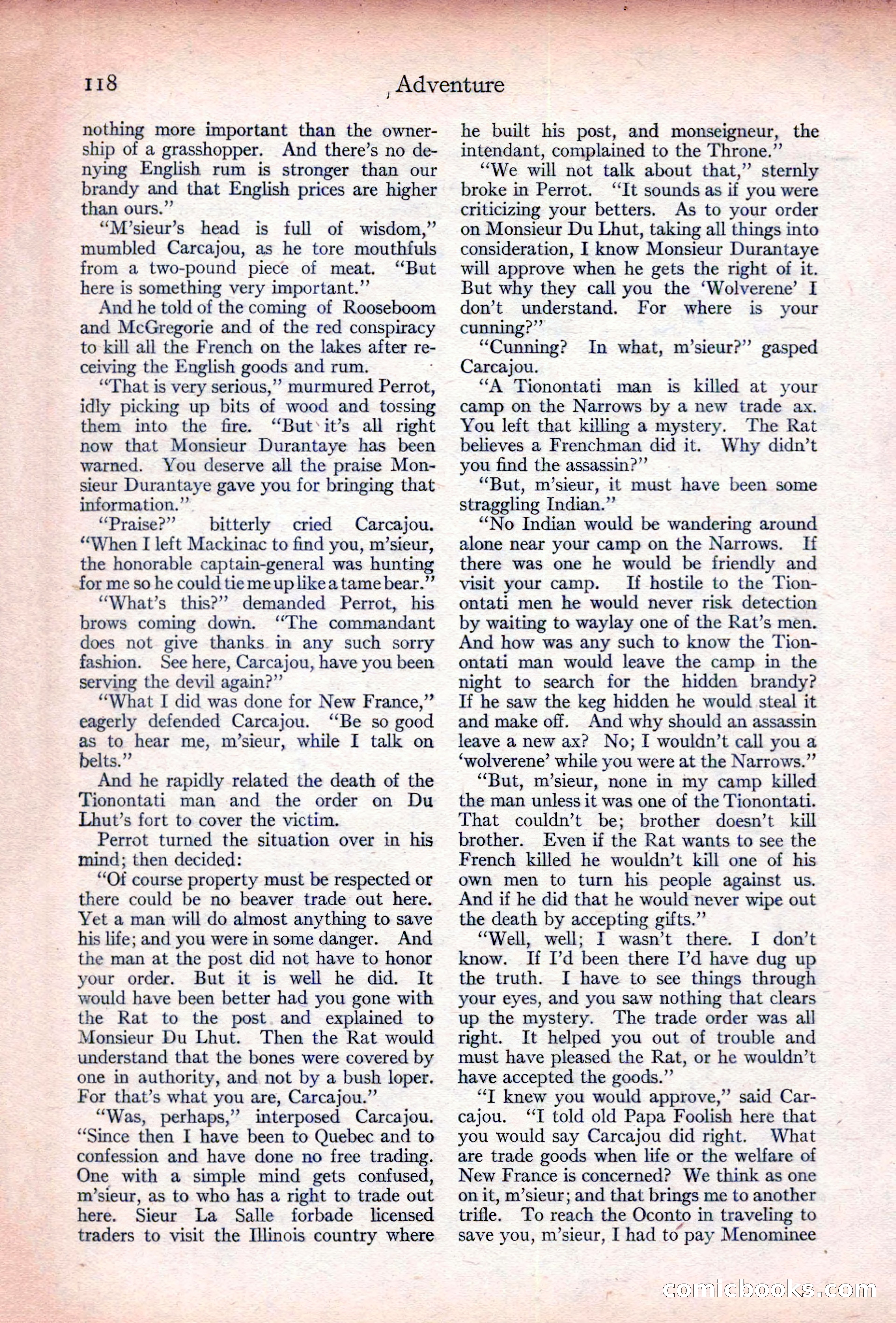 Adventure Magazine Cover — page 120 of 196