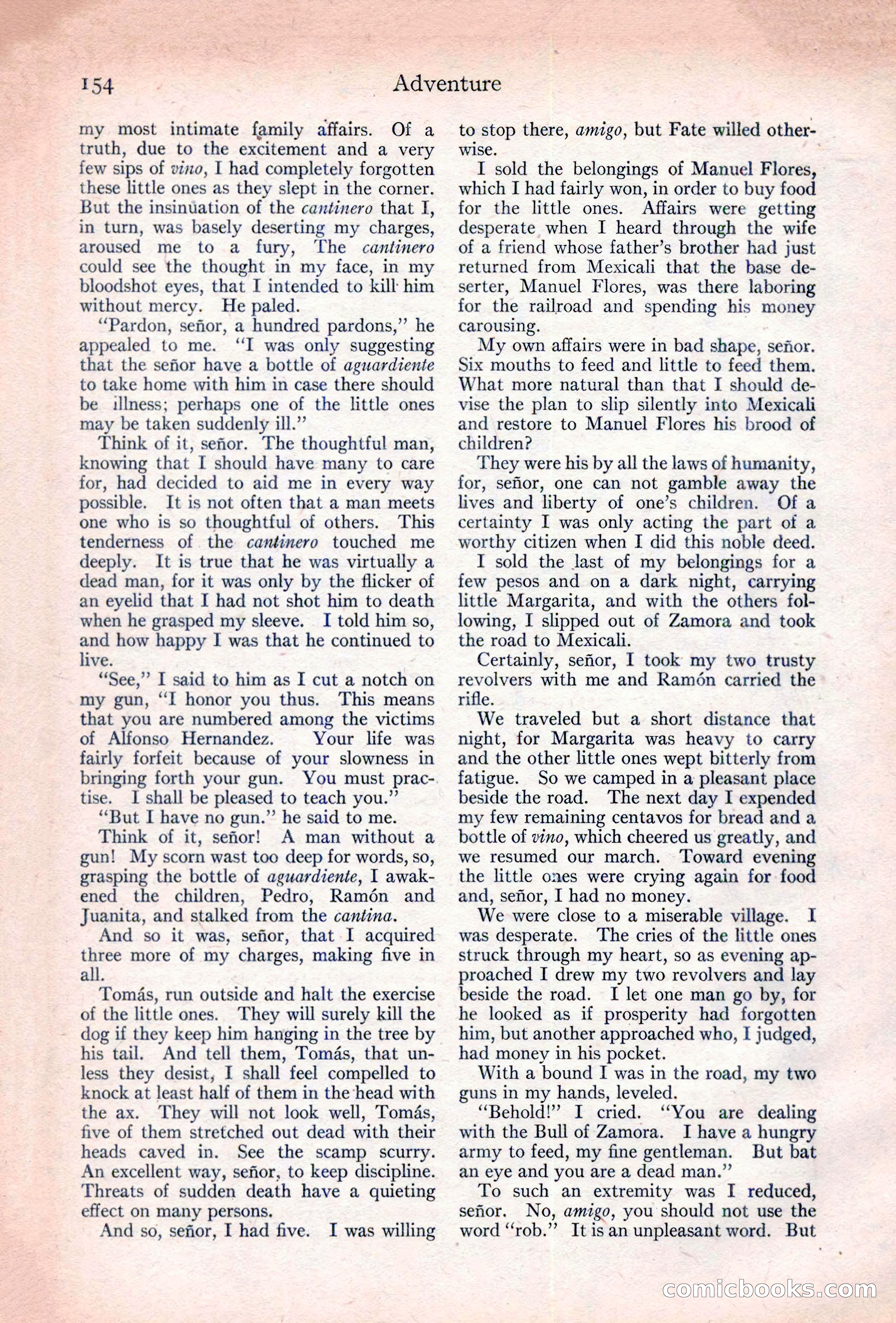 Adventure Magazine Cover — page 156 of 196