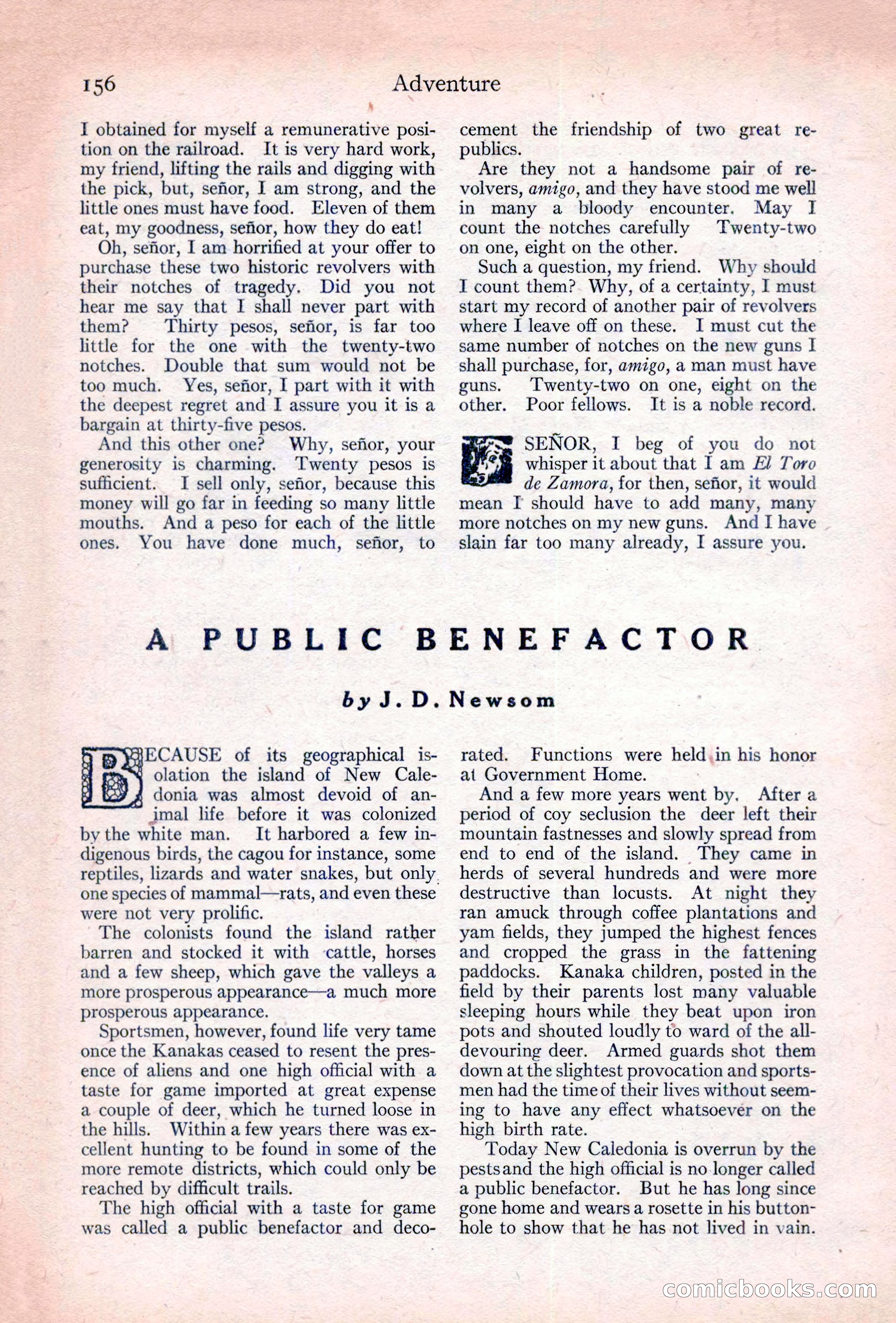 Adventure Magazine Cover — page 158 of 196