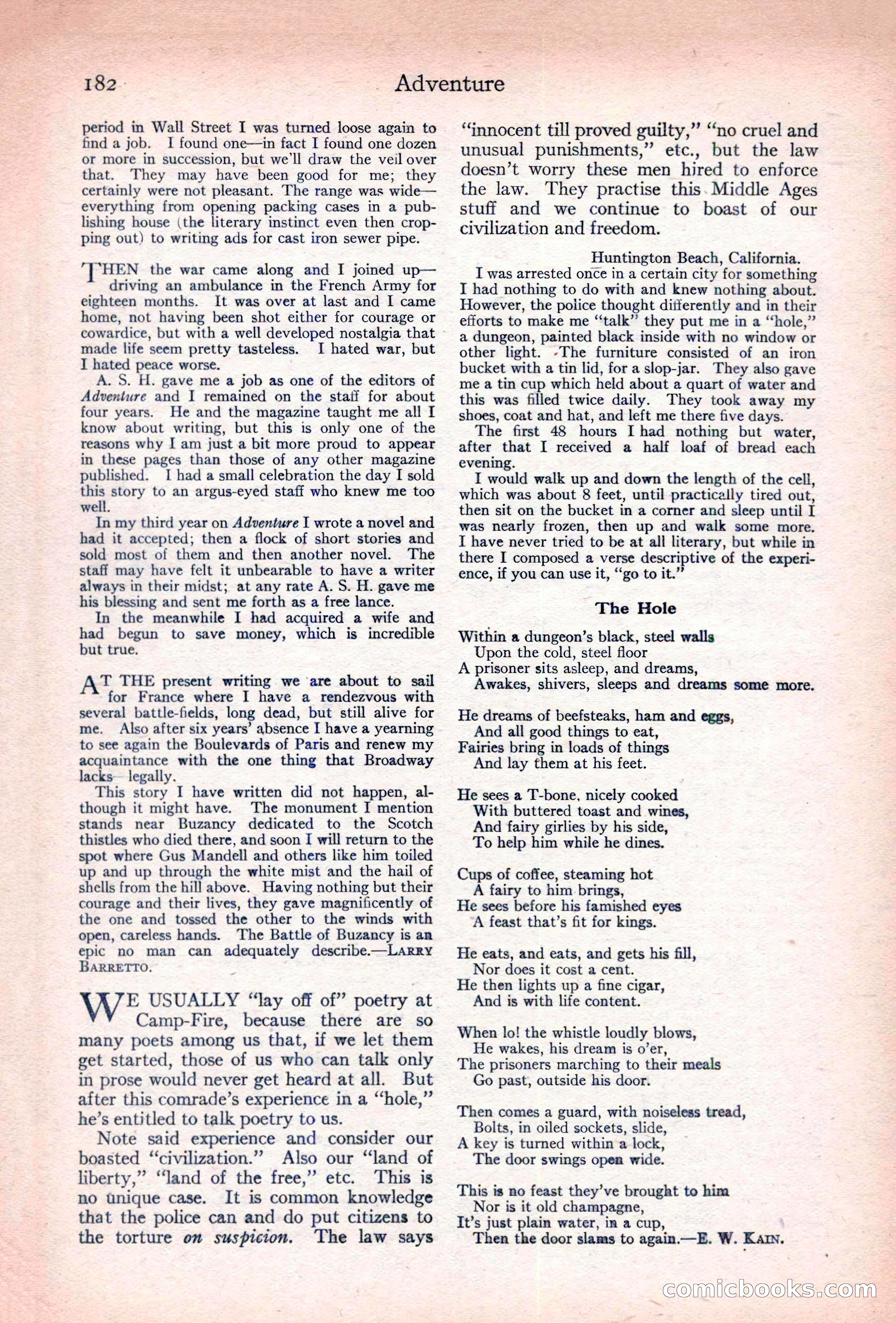 Adventure Magazine Cover — page 184 of 196
