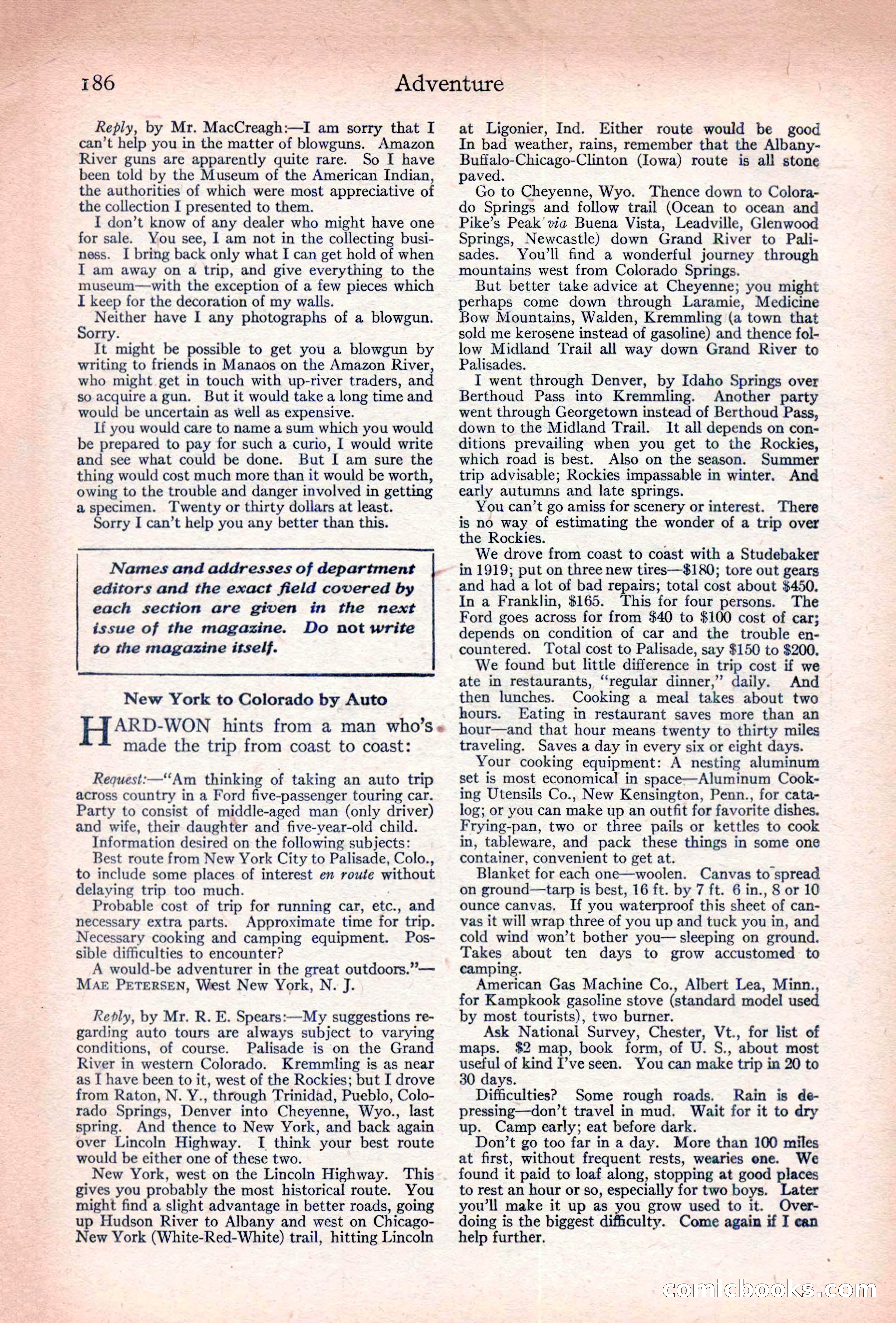 Adventure Magazine Cover — page 188 of 196