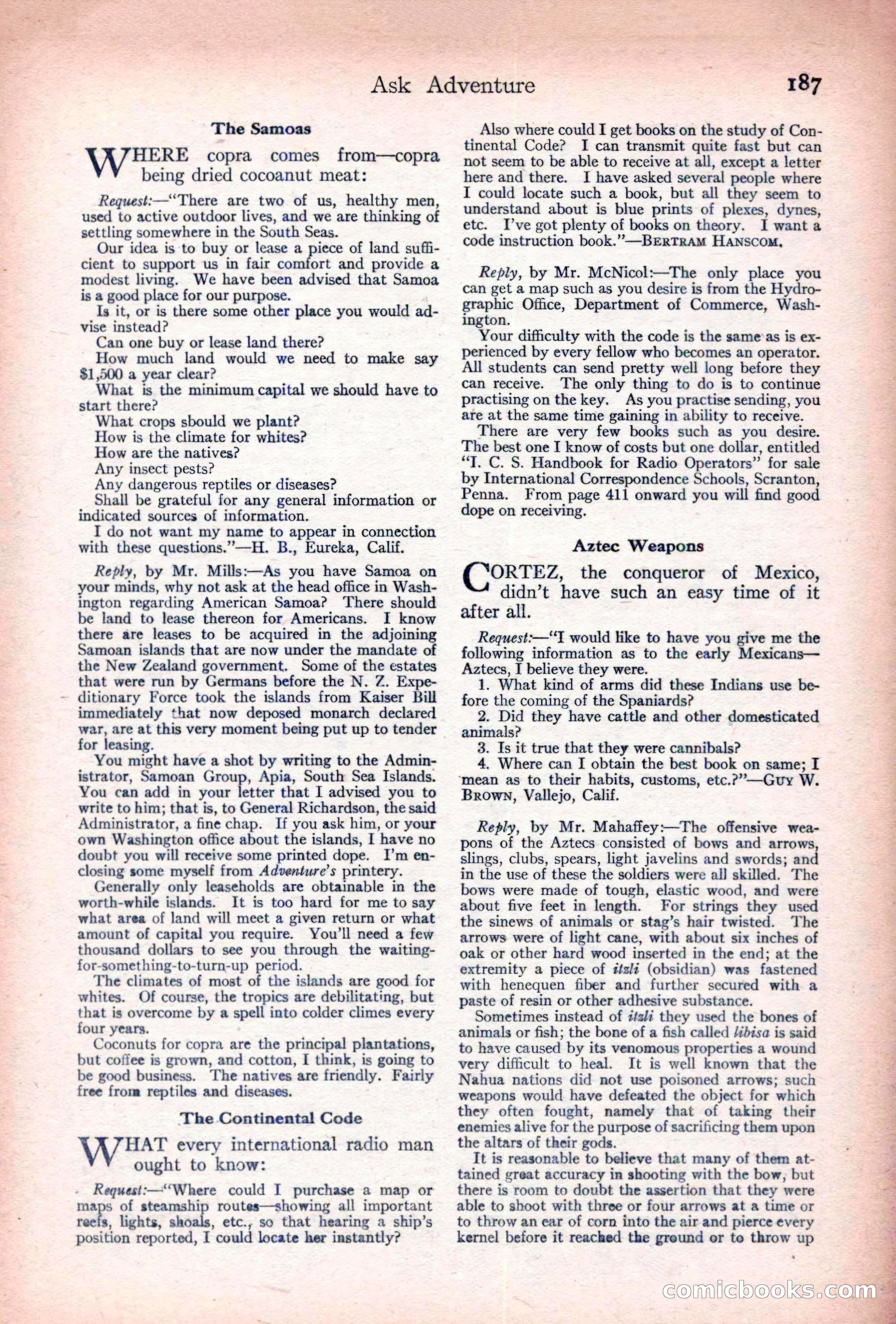 Adventure Magazine Cover — page 189 of 196