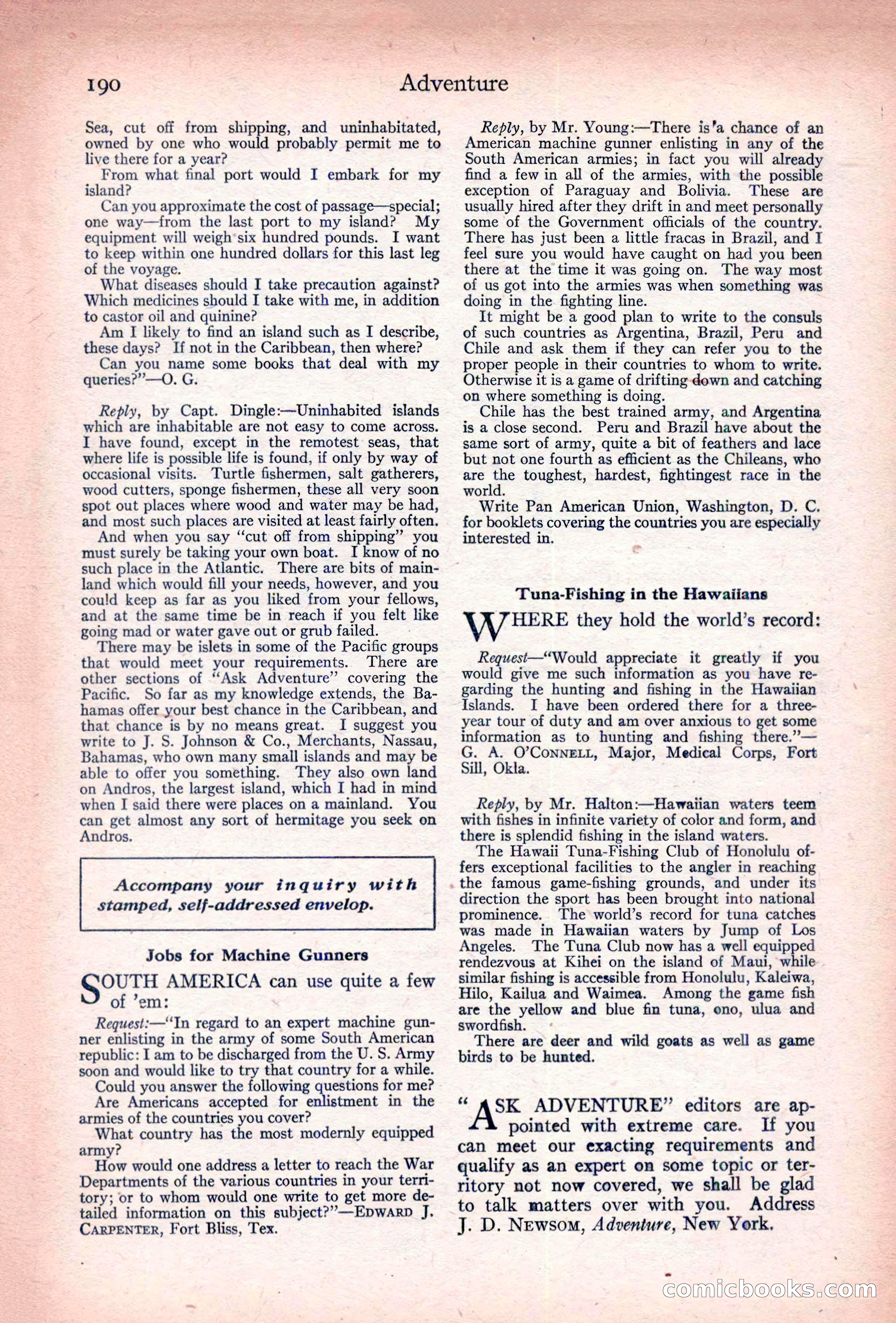Adventure Magazine Cover — page 192 of 196