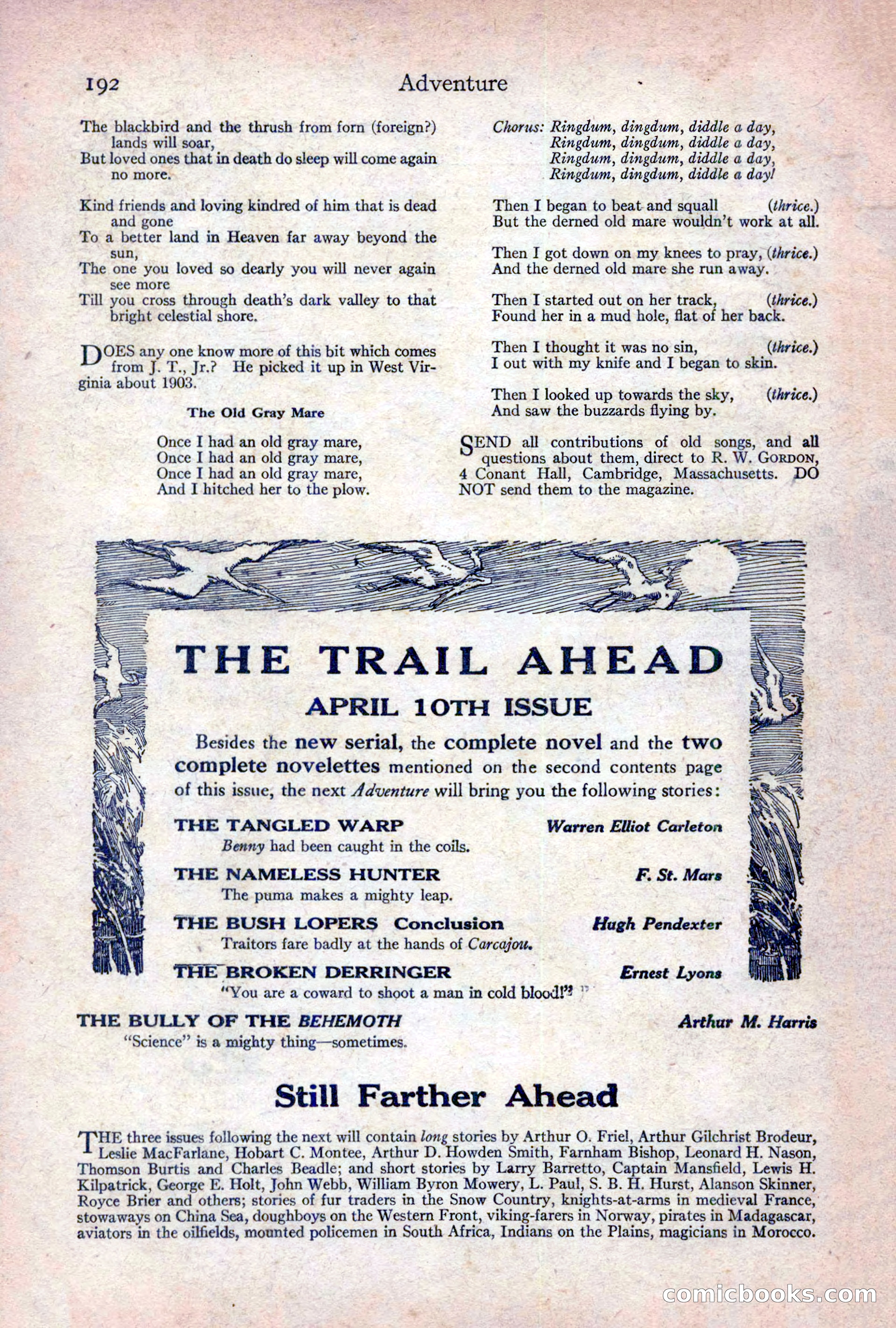Adventure Magazine Cover — page 202 of 204