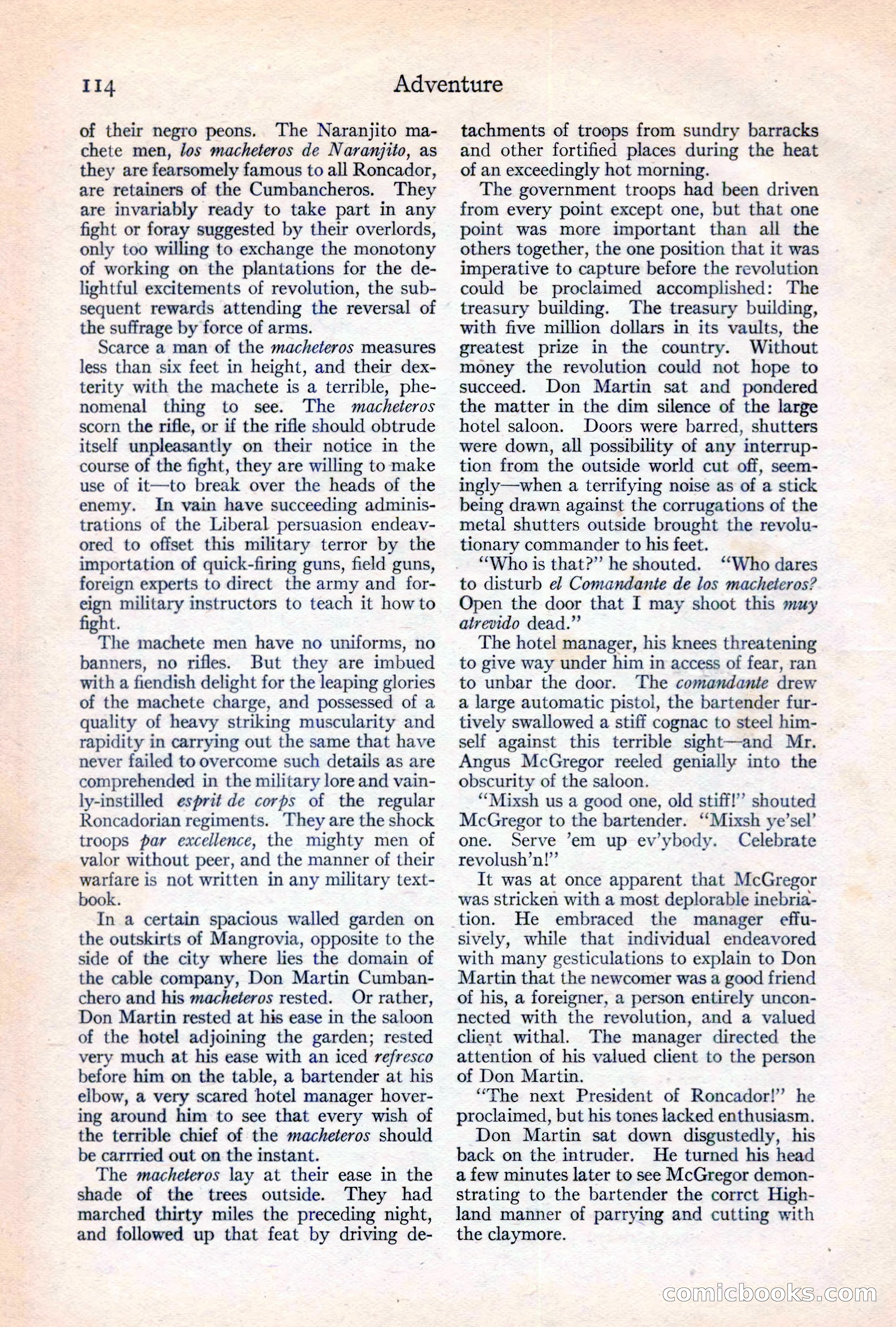 Adventure Magazine Cover — page 116 of 196