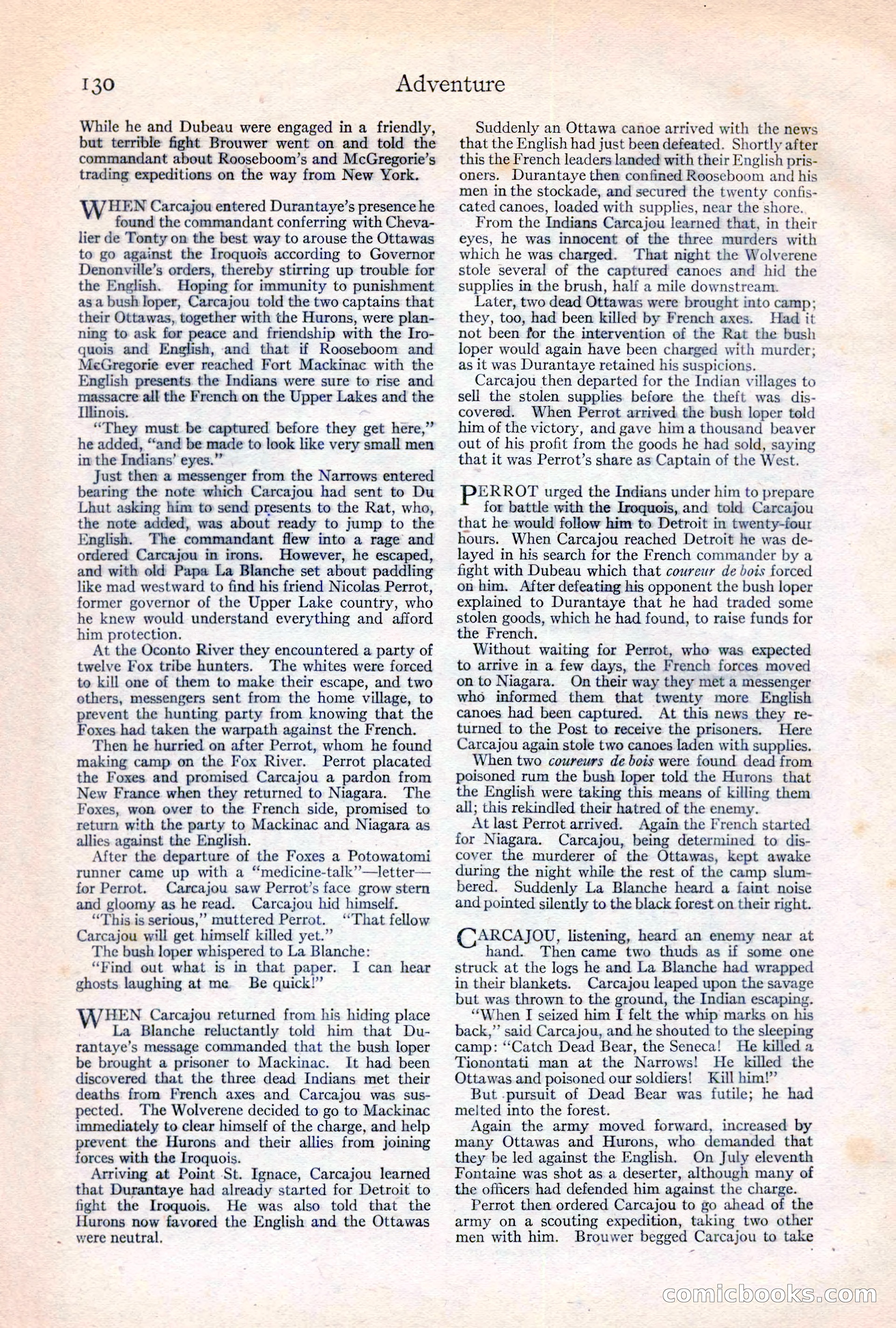 Adventure Magazine Cover — page 132 of 196