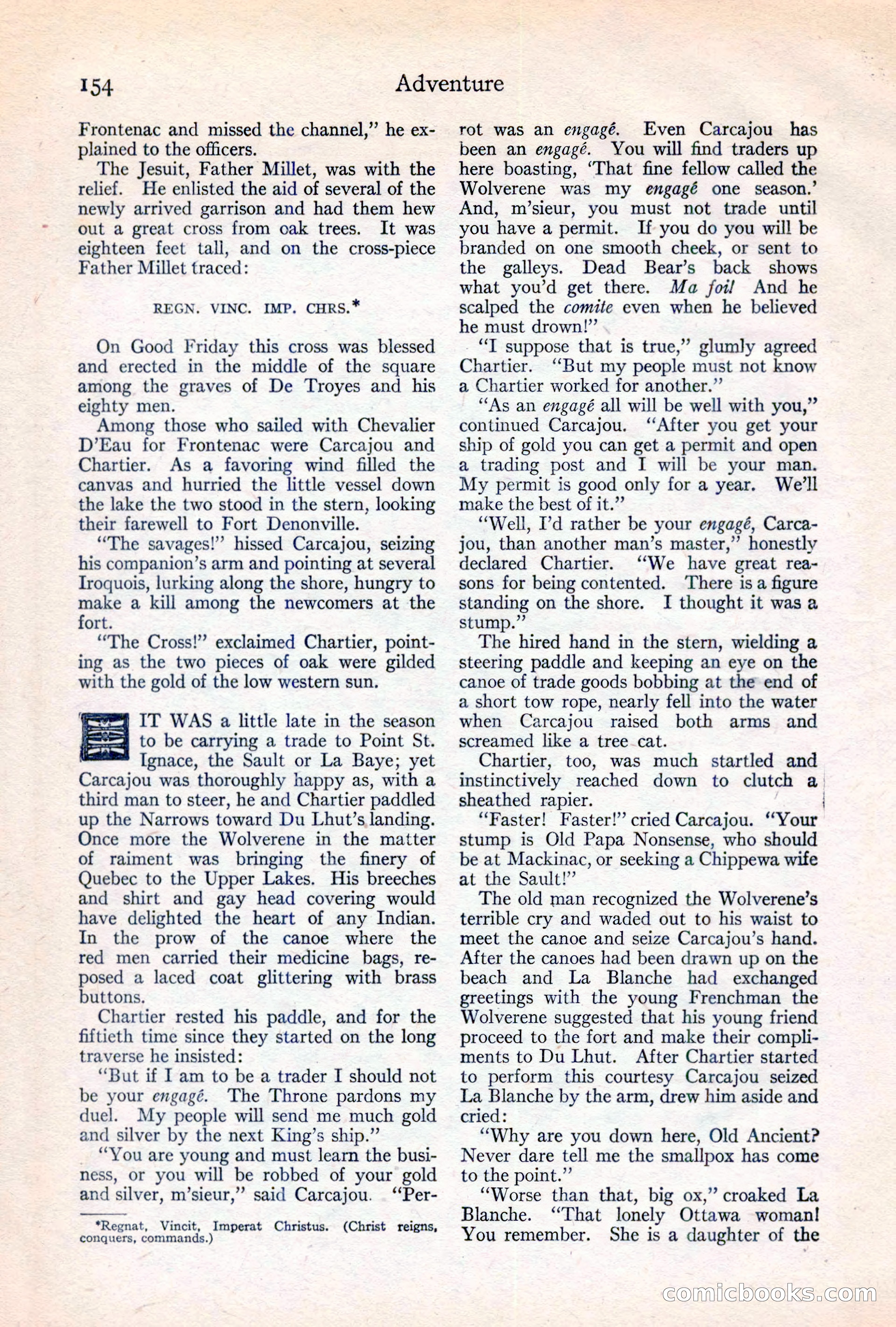 Adventure Magazine Cover — page 156 of 196