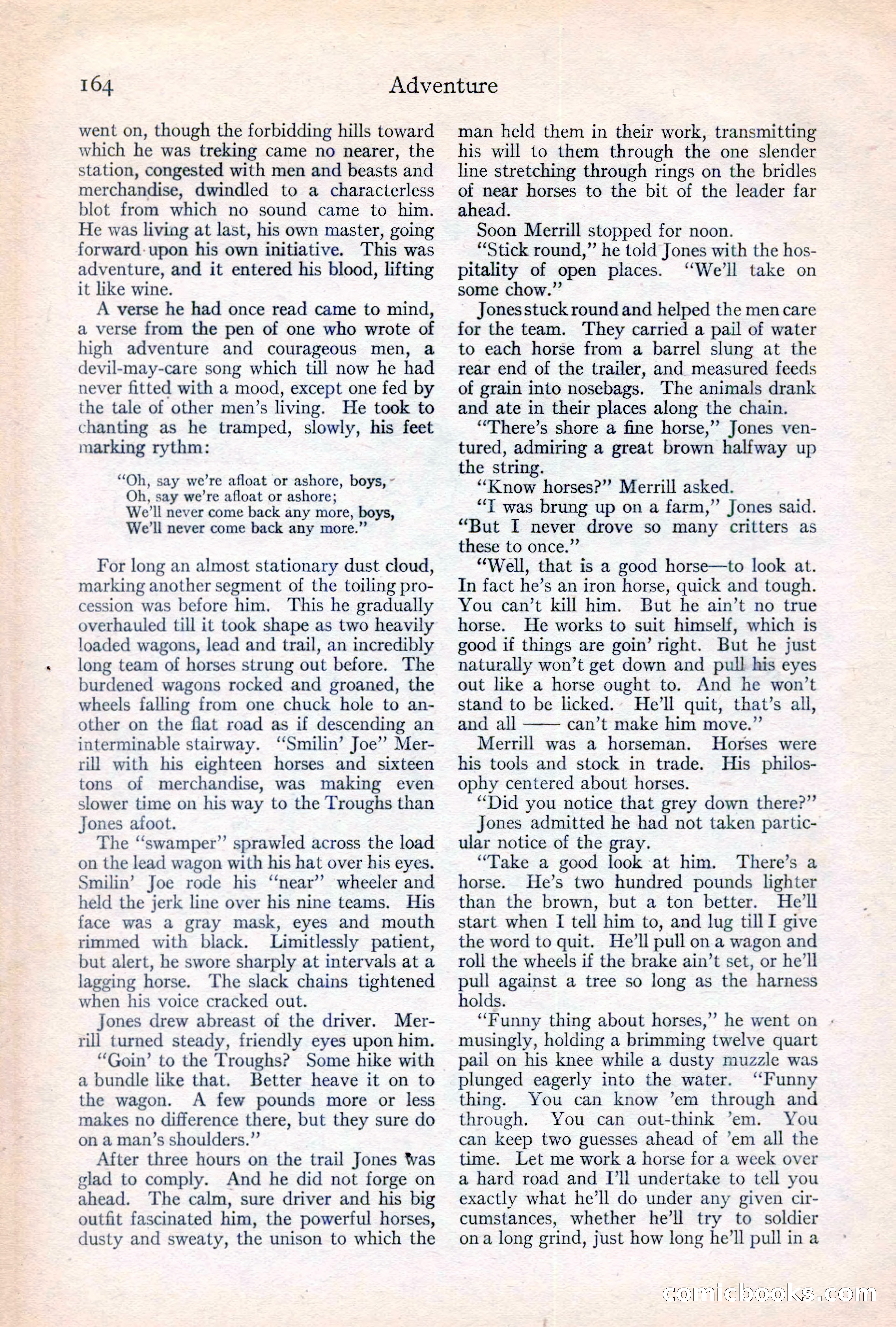 Adventure Magazine Cover — page 166 of 196